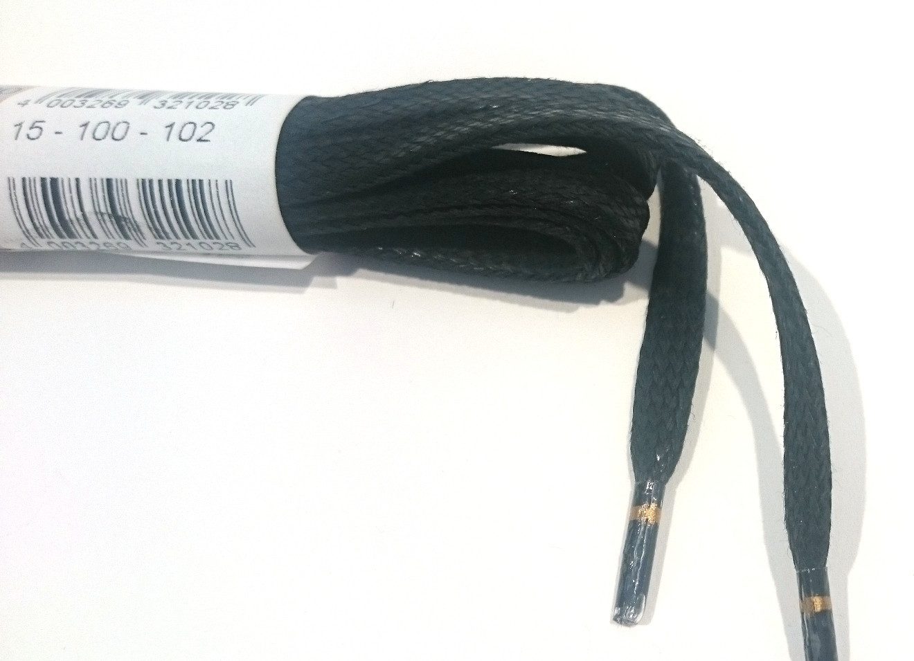 Ringelspitz Schnürsenkel Ringelspitz Schuhsenkel flach schmal 100cm lüstriert Gewachste Schnürs