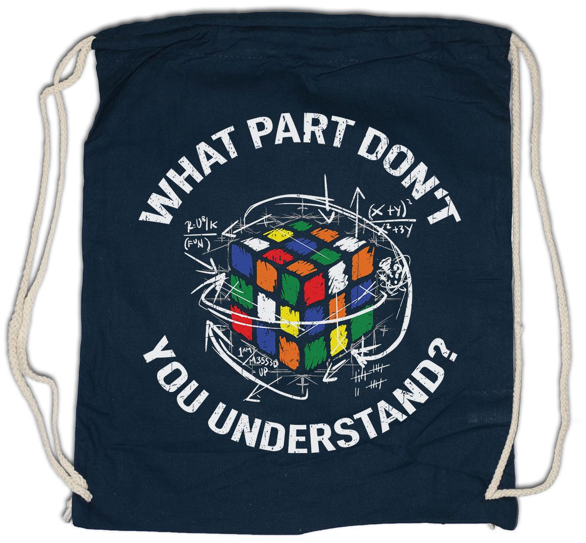 Urban Backwoods Turnbeutel Cube Understand Turnbeutel Zauberwürfel 80s Magic Speed Cubing Cuber (1-tlg), Speedcube Algorithm Cube Würfel