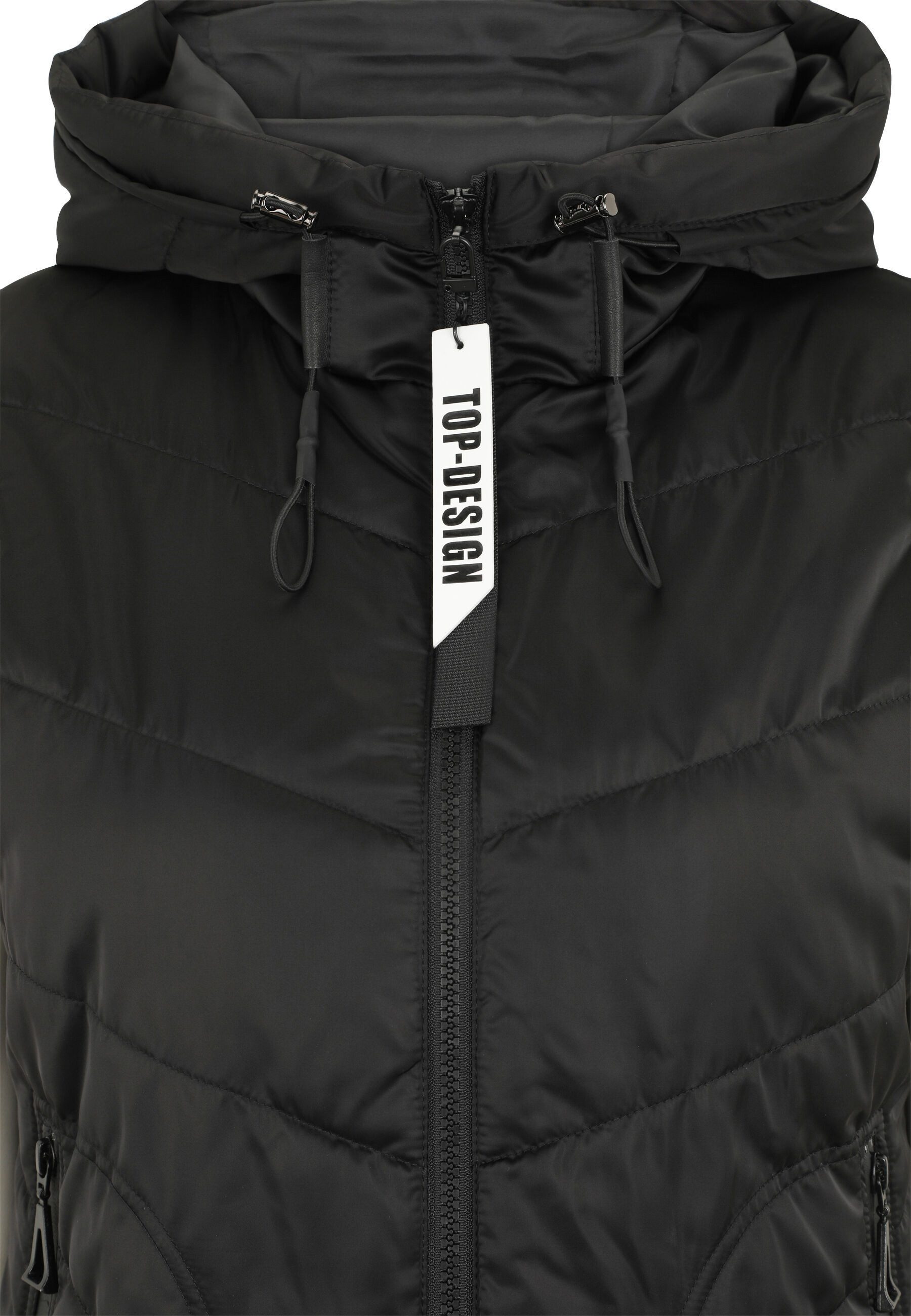 Doris Streich Steppweste mit dekorativen Anhänger