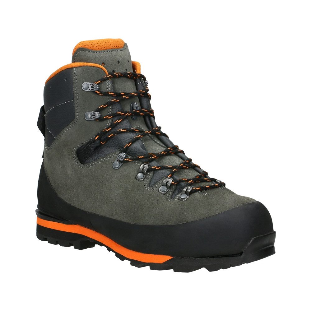 haix MOUNTAIN SAFETY BOOT Velourleder Wasserdichter Stiefel Grau Orange Outdoorschuh