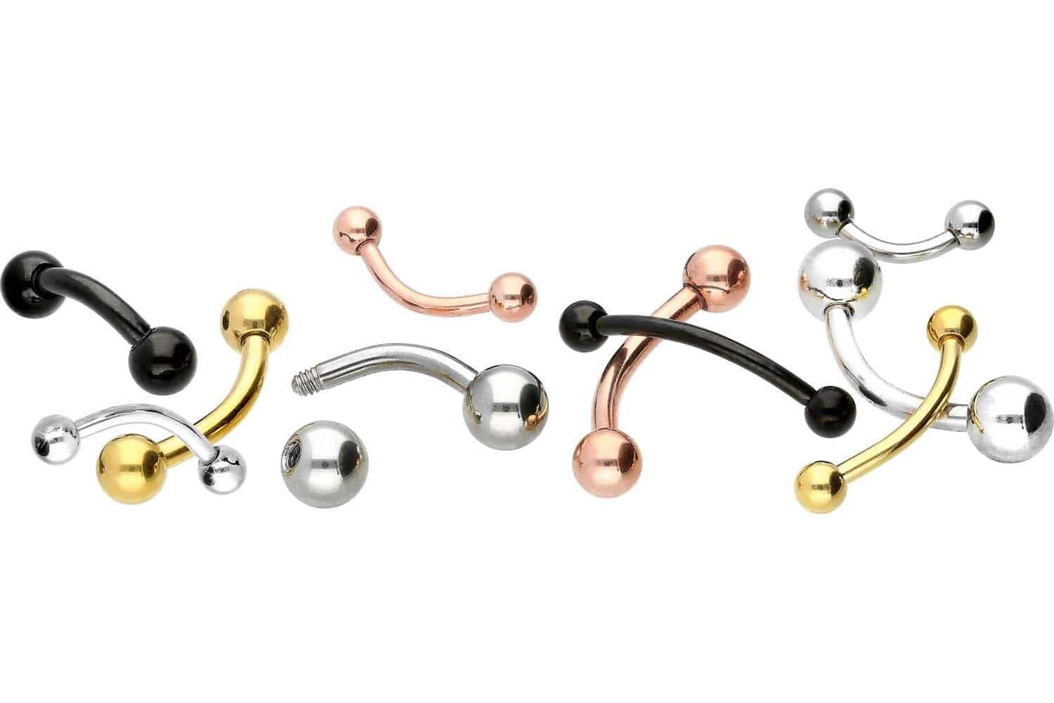 PIERCINGLINE Bauchnabelpiercing Titan Banane (Bananen / günstig online kaufen
