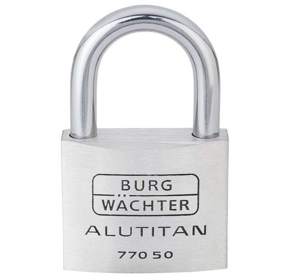 Thumbnail - Burg Wächter Türbeschlag Burg-W Vorhangschloss aus Aluminium 770 50 Alutitan