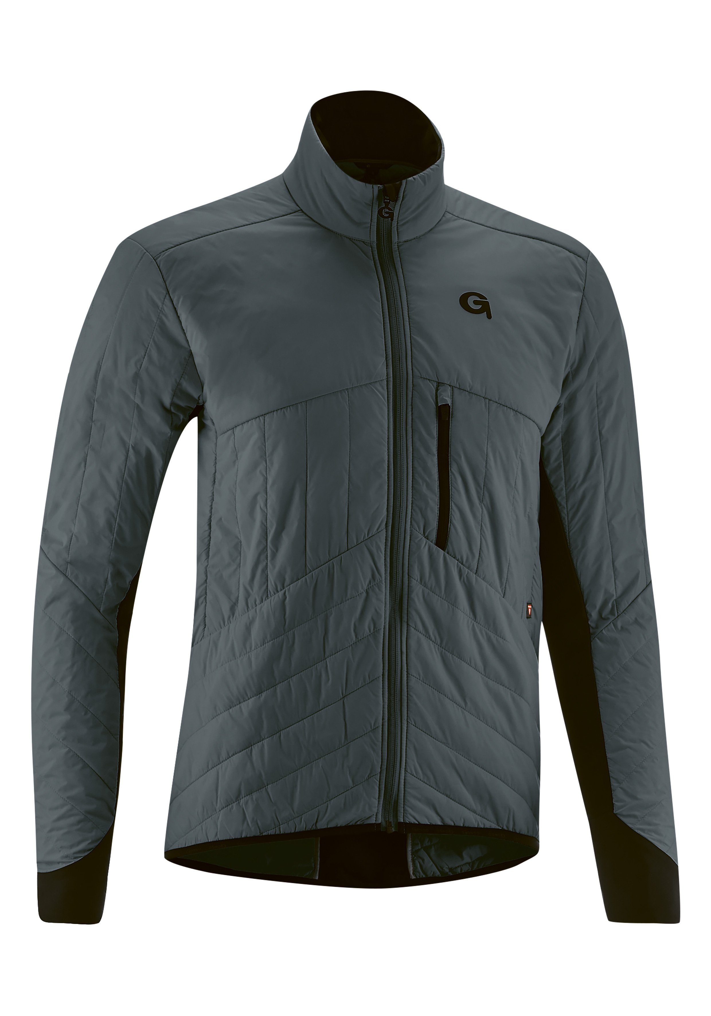 Gonso Fahrradjacke Tomar Herren Primaloft-Jacke, warm, atmungsaktiv und winddicht anthrazit