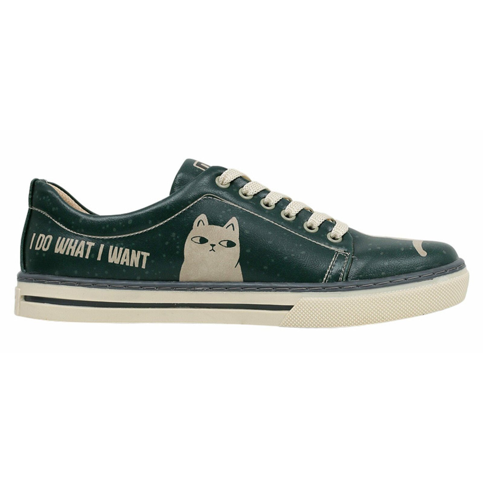 DOGO Classic Schnürsneaker I Do What I Want Damen Sneaker Sneaker Handgefertigt