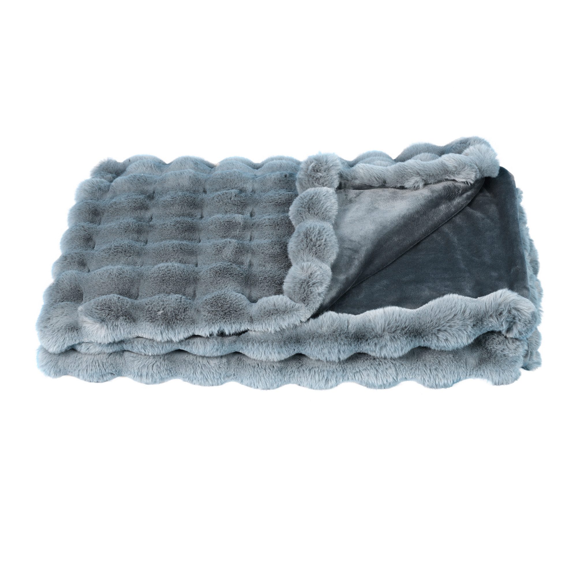 Wohndecke Star Home Wohndecke Felldecke Webpelz Cosy anthrazit 150x200, Sta günstig online kaufen