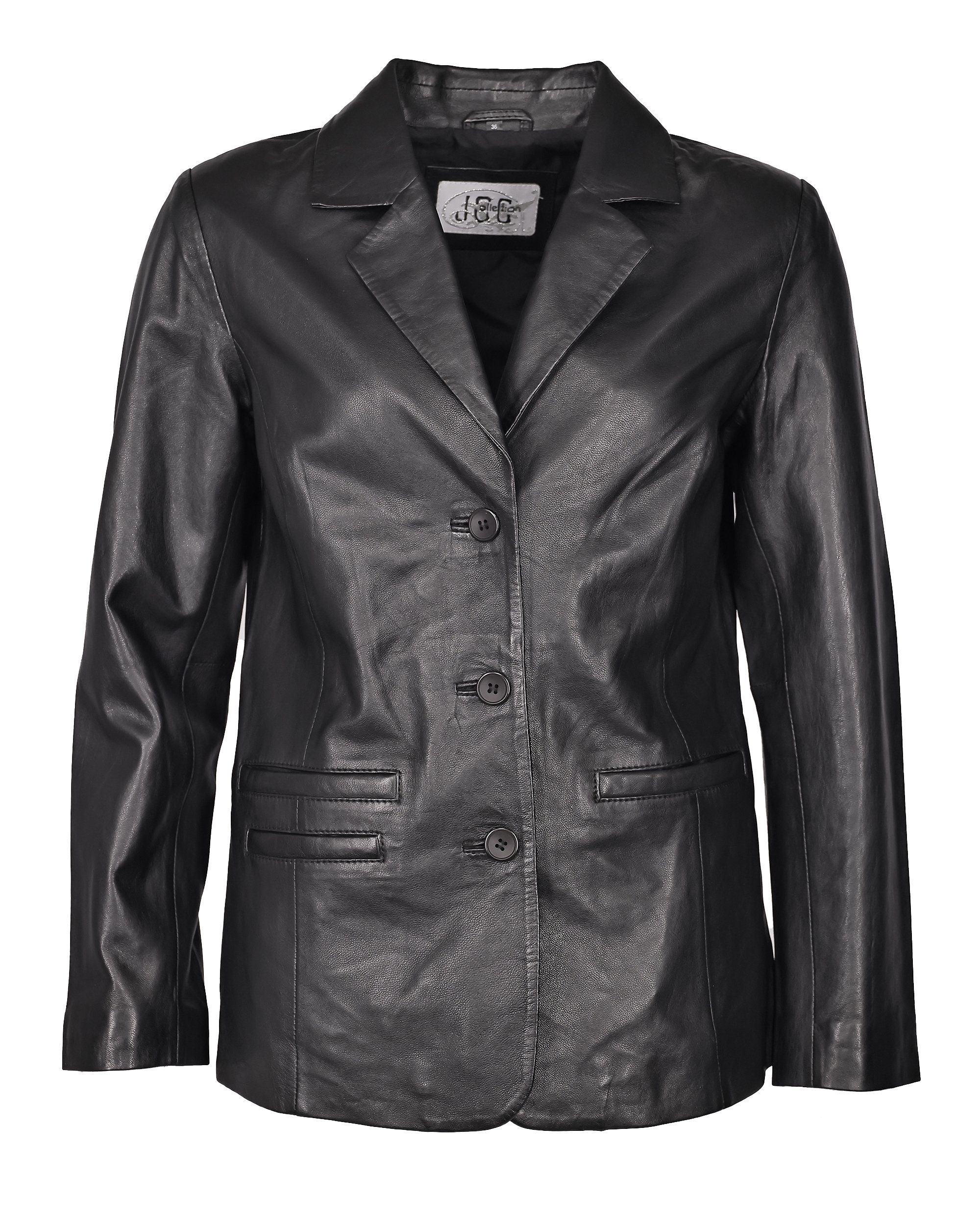 black 310174401 Lederjacke JCC