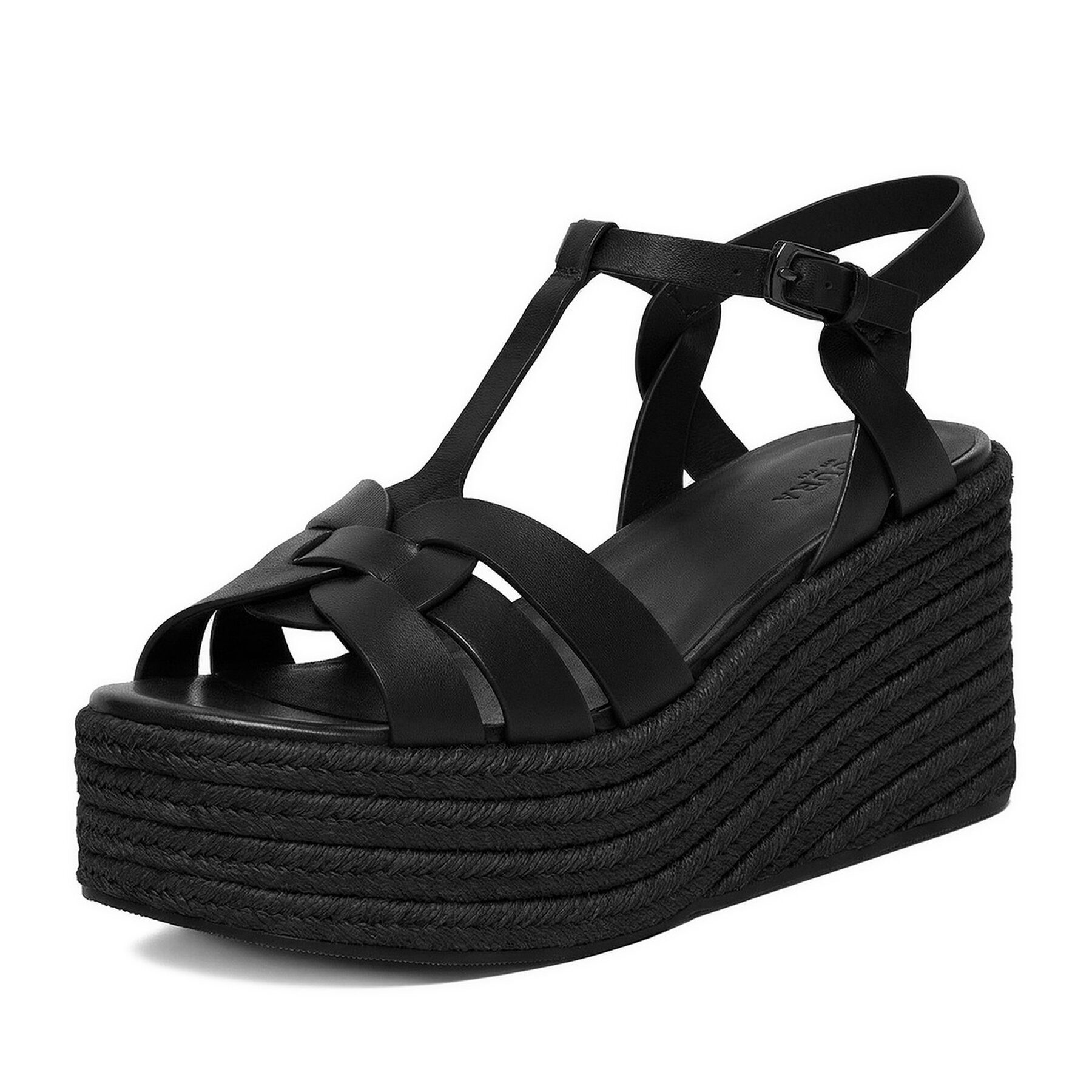 Badura Badura Damen-Espadrilles Schwarz Espadrille