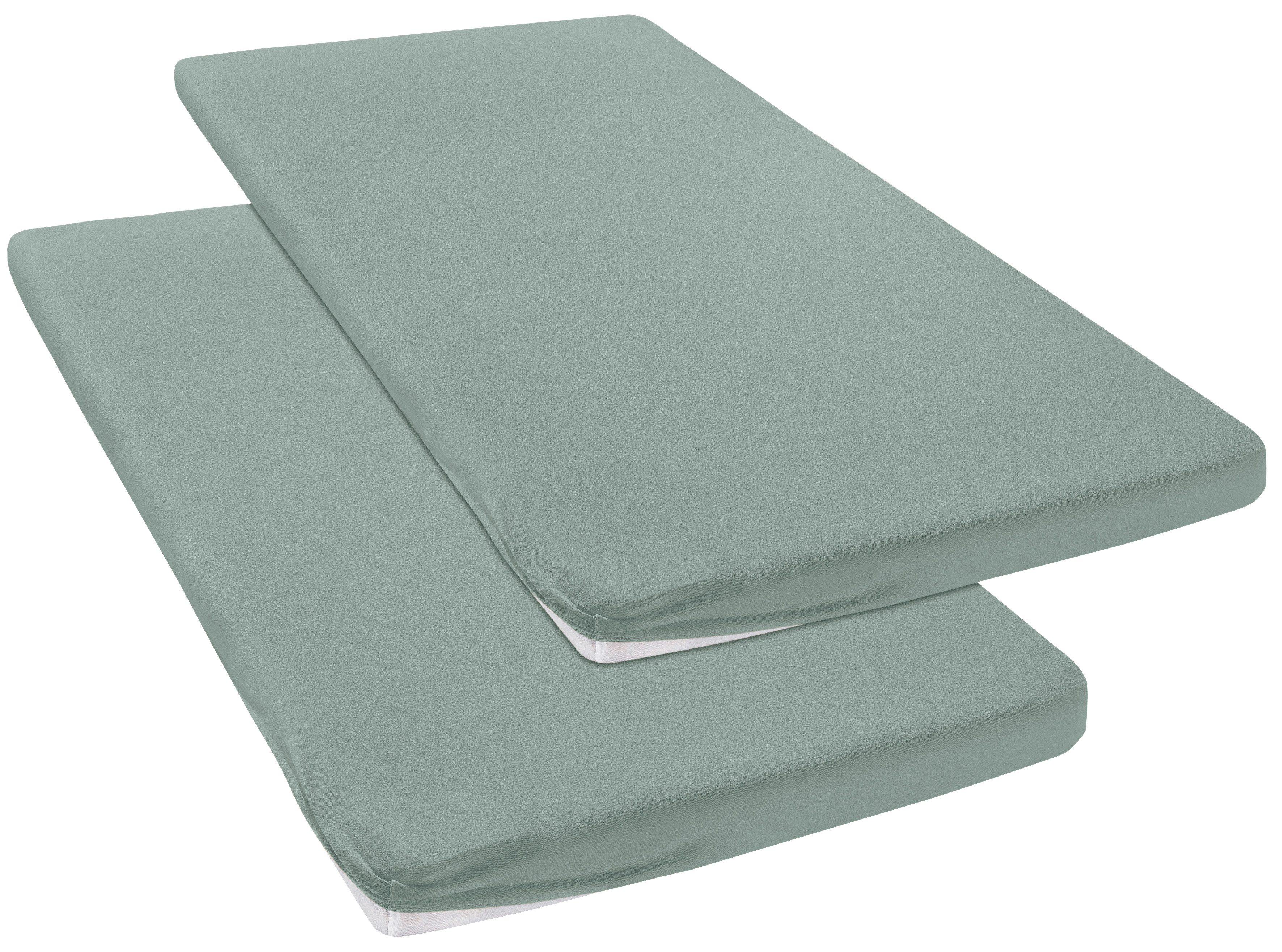 OTTO home Spannbettlaken Physalis Topper COMFORT, Jersey, Gummizug: rundum, (2 Stück), bis 10 cm Höhe, Bettlaken, Laken, in Comfort & Premium Qualität – Bild 2 von 4