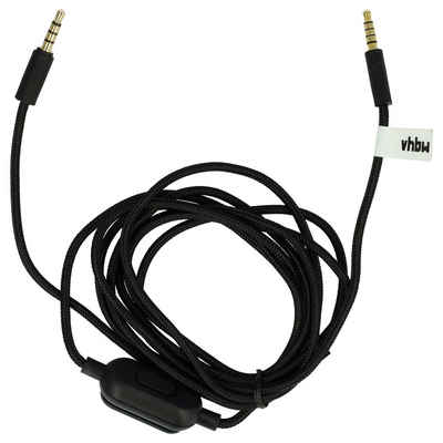 vhbw passend für Logitech G Pro X, G233, G Pro, G433 Kopfhörer / Audio-Kabel