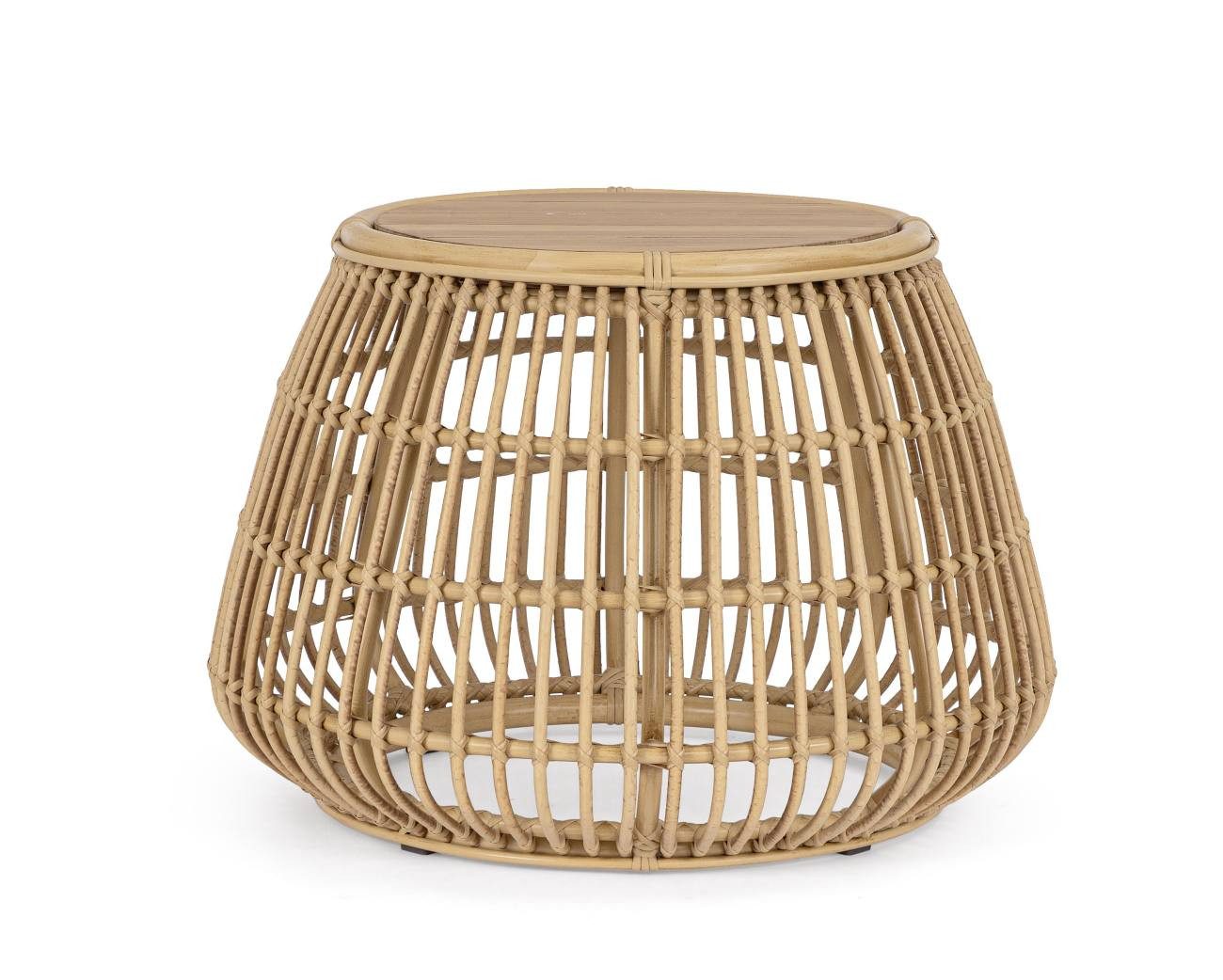 Bizzotto Couchtisch Adelma Rattan-Optik, Natur