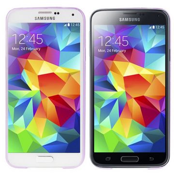 König Design Handyhülle Samsung Galaxy S5 Mini, Samsung Galaxy S5 Mini Handyhülle Backcover Violett