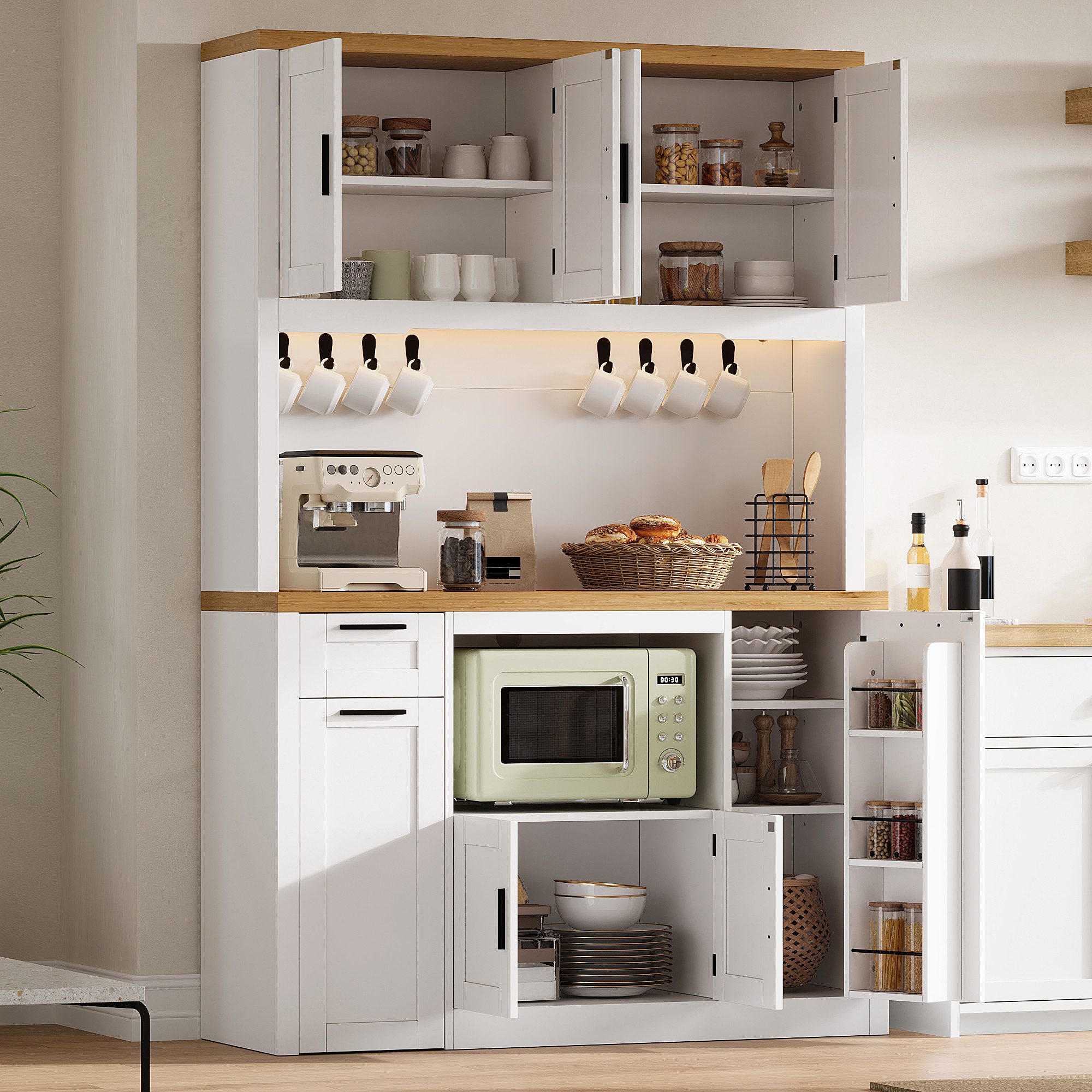 Küchen Schränke mit Stauraum kaufen » Küchen Stauraum Schränke