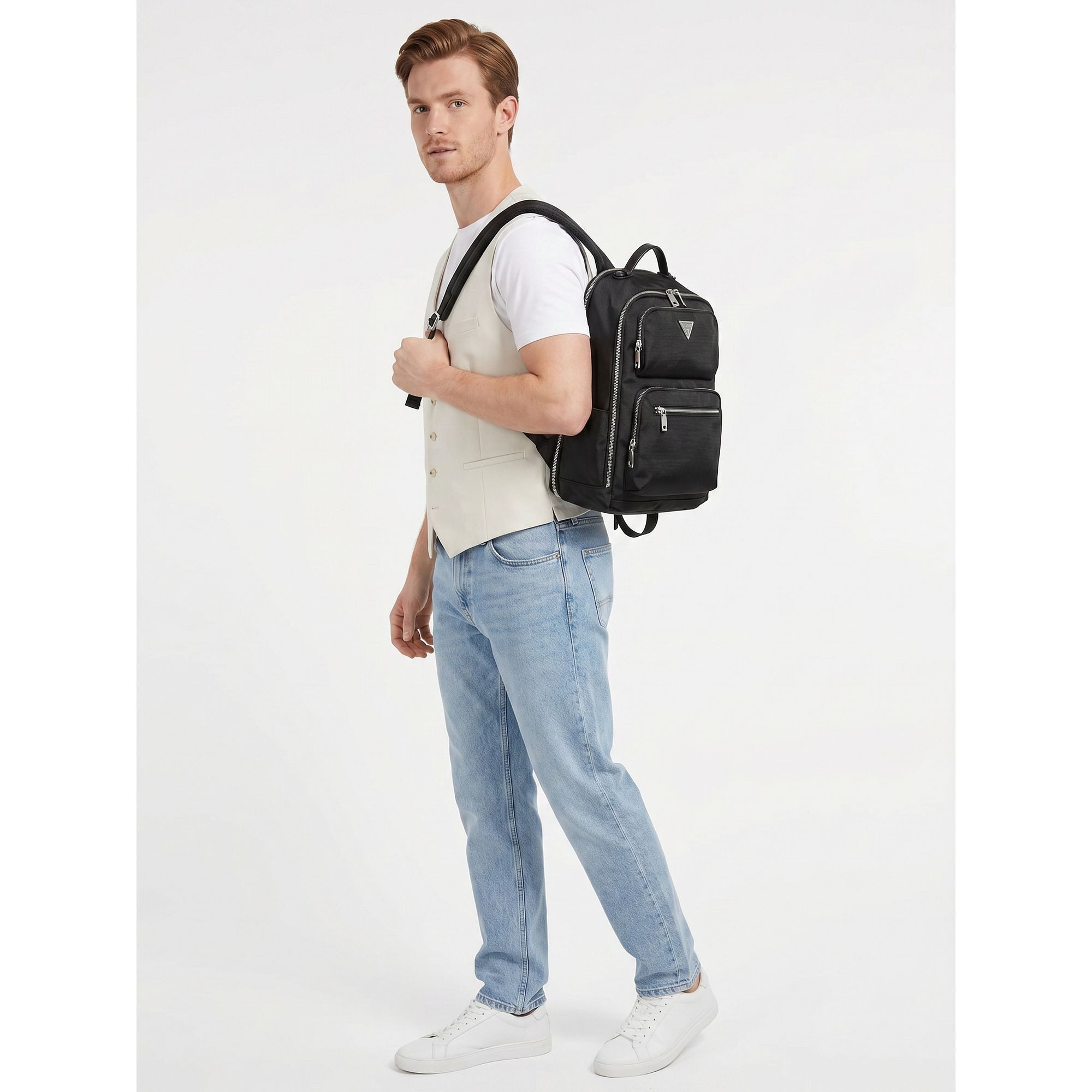 Guess Laptoprucksack Berna, Polyester