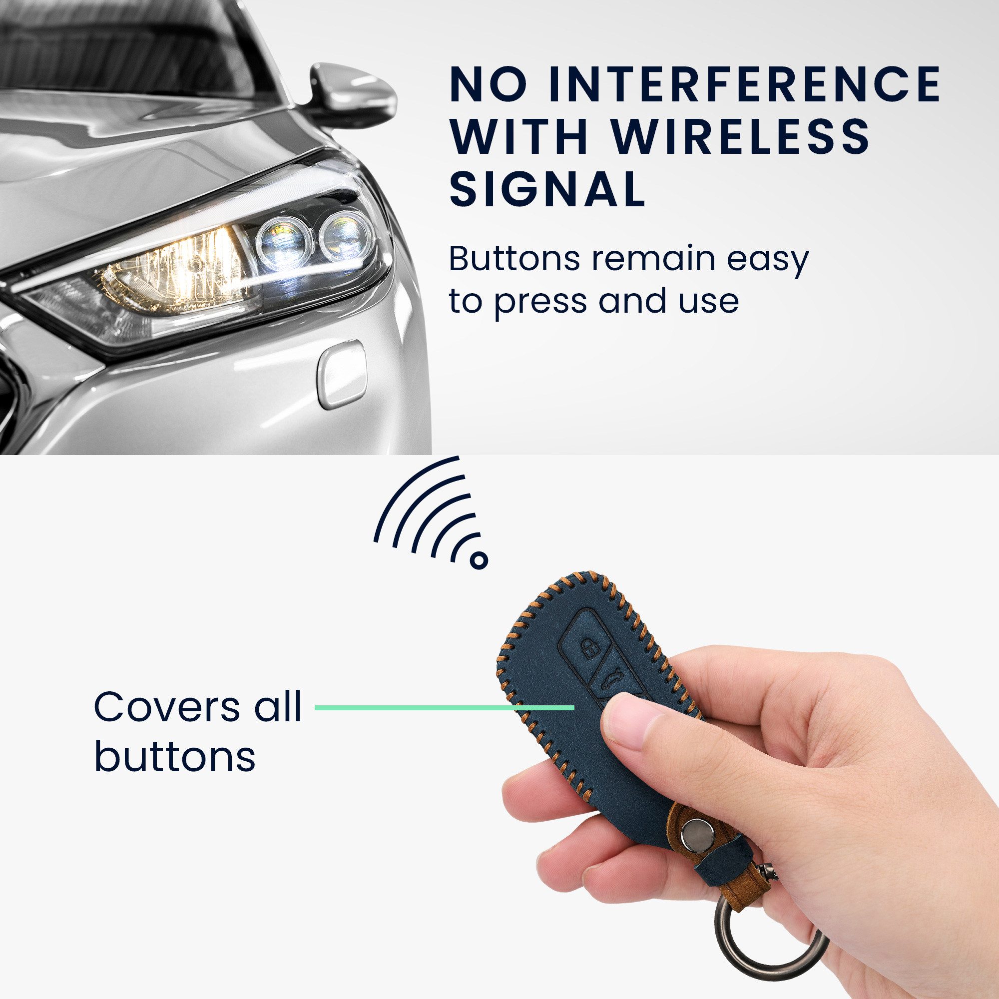 kwmobile Schlüsseltasche Autoschlüssel Kunstleder Hülle für günstig online kaufen