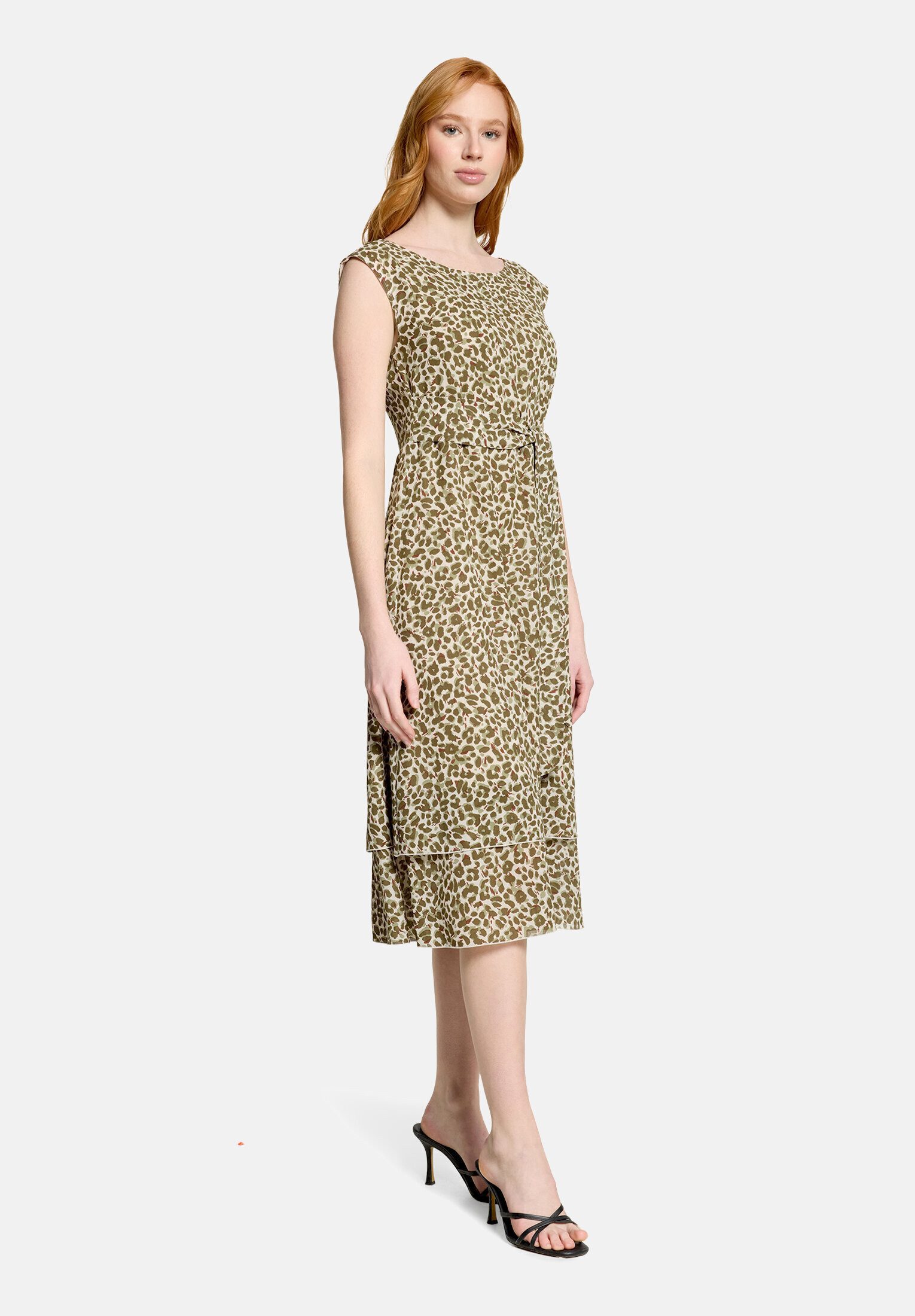 Betty Barclay Chiffonkleid Damen mit Bindegürtel