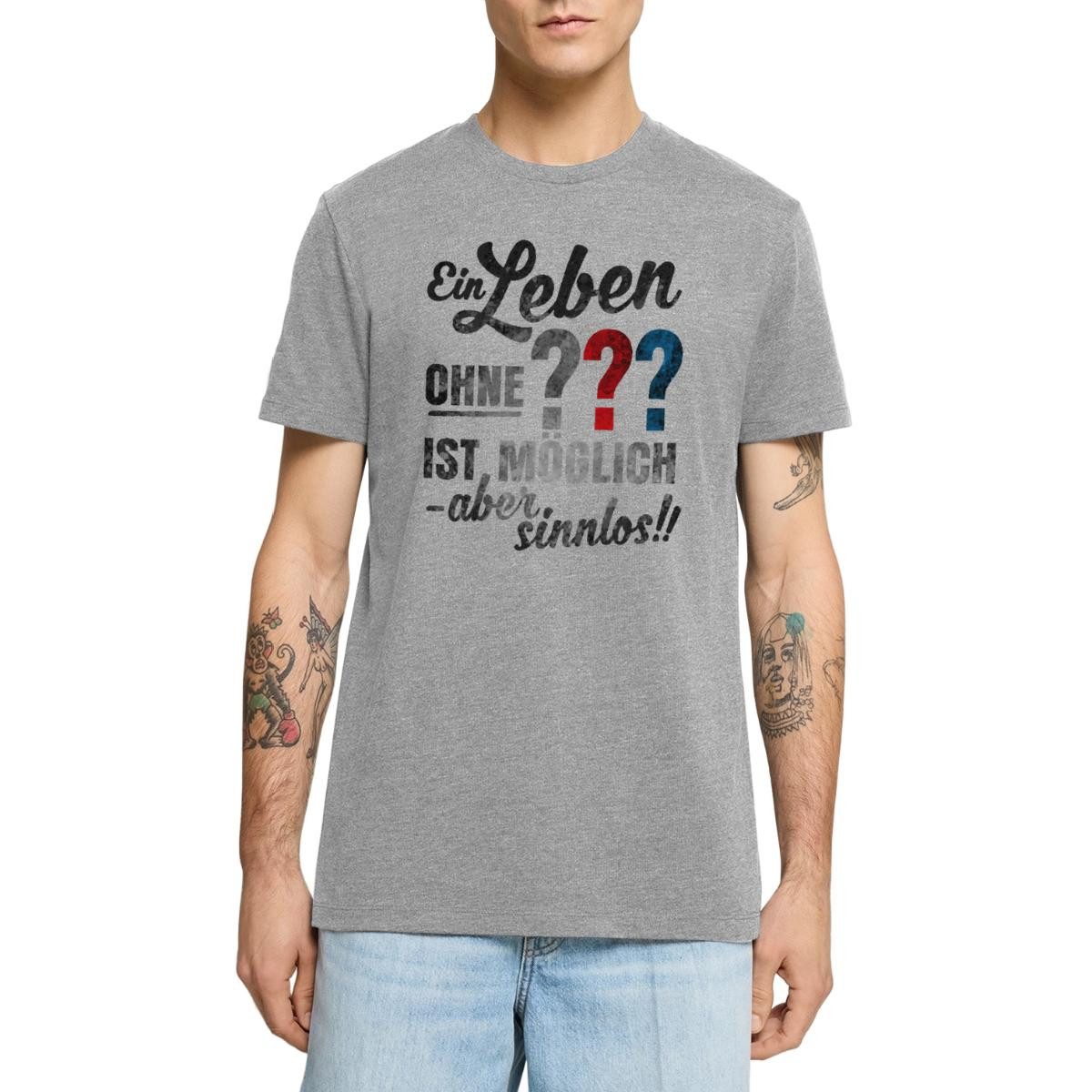 T-Shirt Die Drei Fragezeichen Spruch Männer Premium T-Shirt