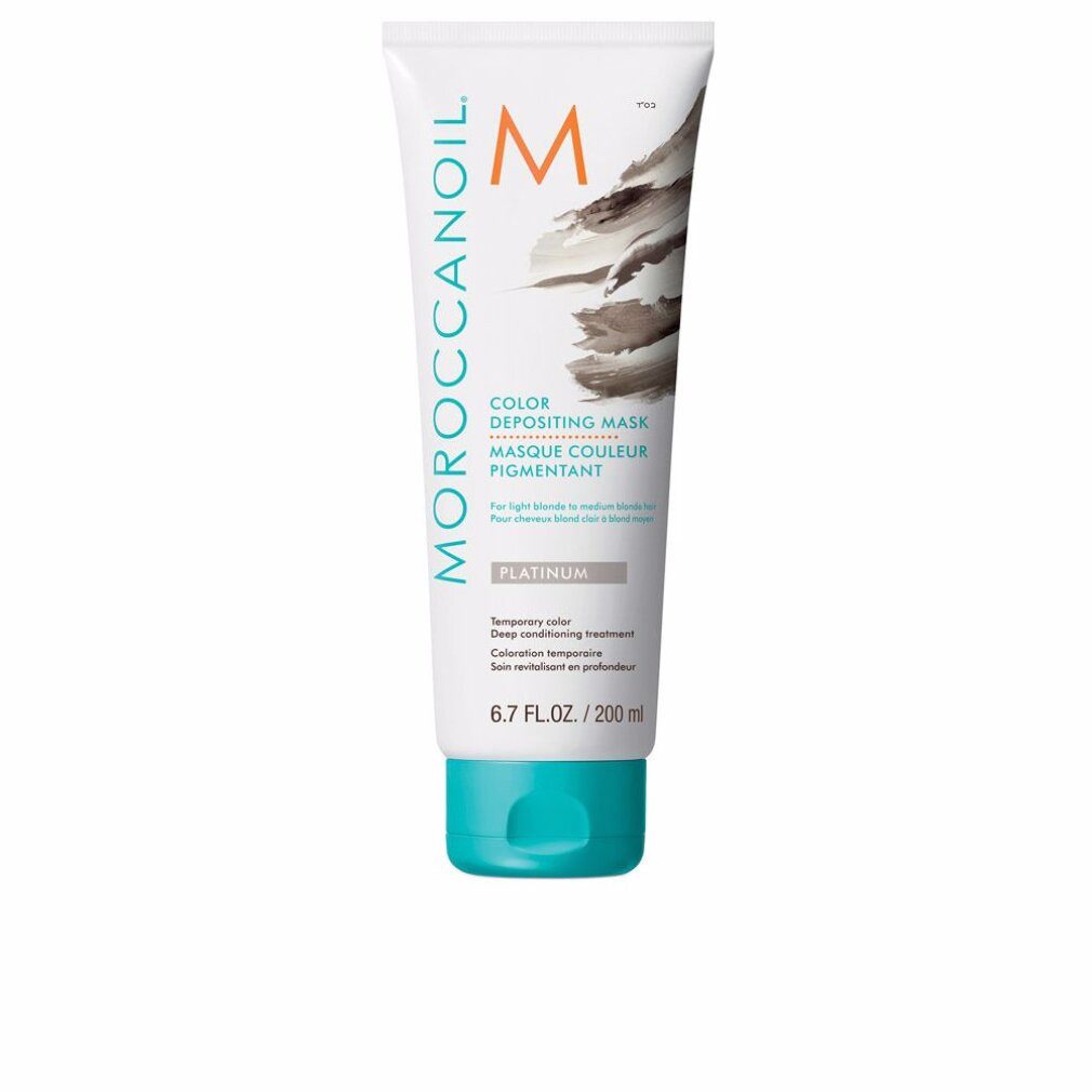 moroccanoil Haarmaske Color Depositing Haar Färbung Creme Maske für nährende Platin