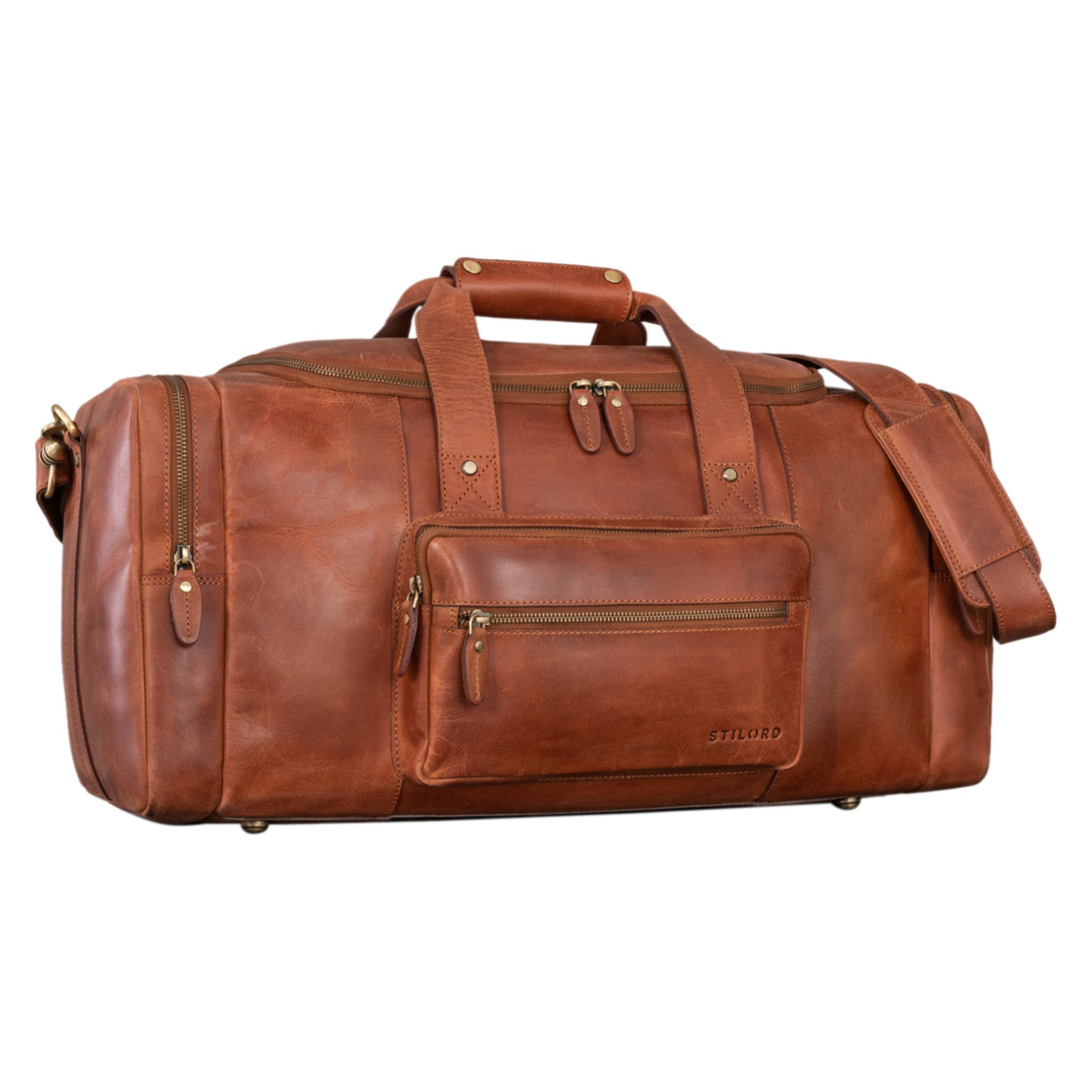 STILORD Weekender "Journey" Reisetasche Weekender Leder Damen & Herren Groß