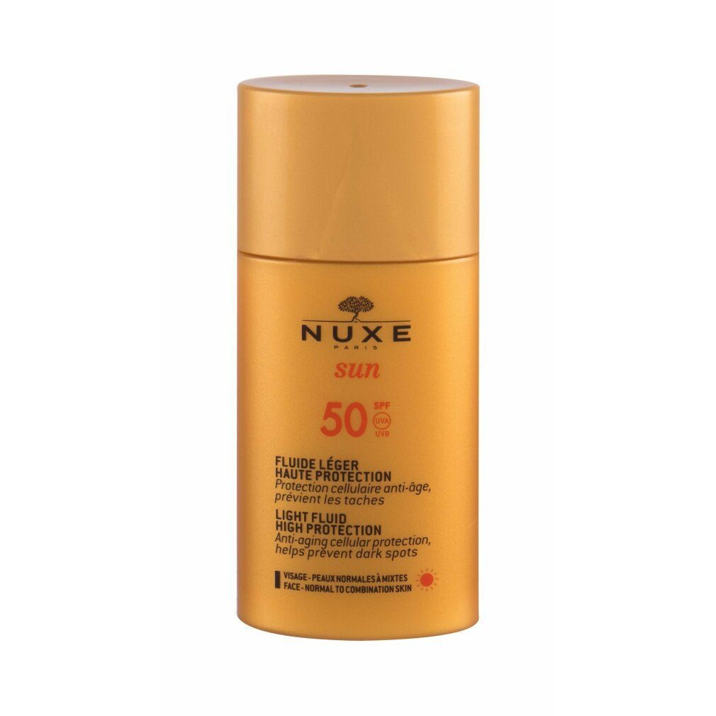 50 léger Nuxe protection haute ml Sonnenschutzpflege NUXE SPF50 fluide SUN