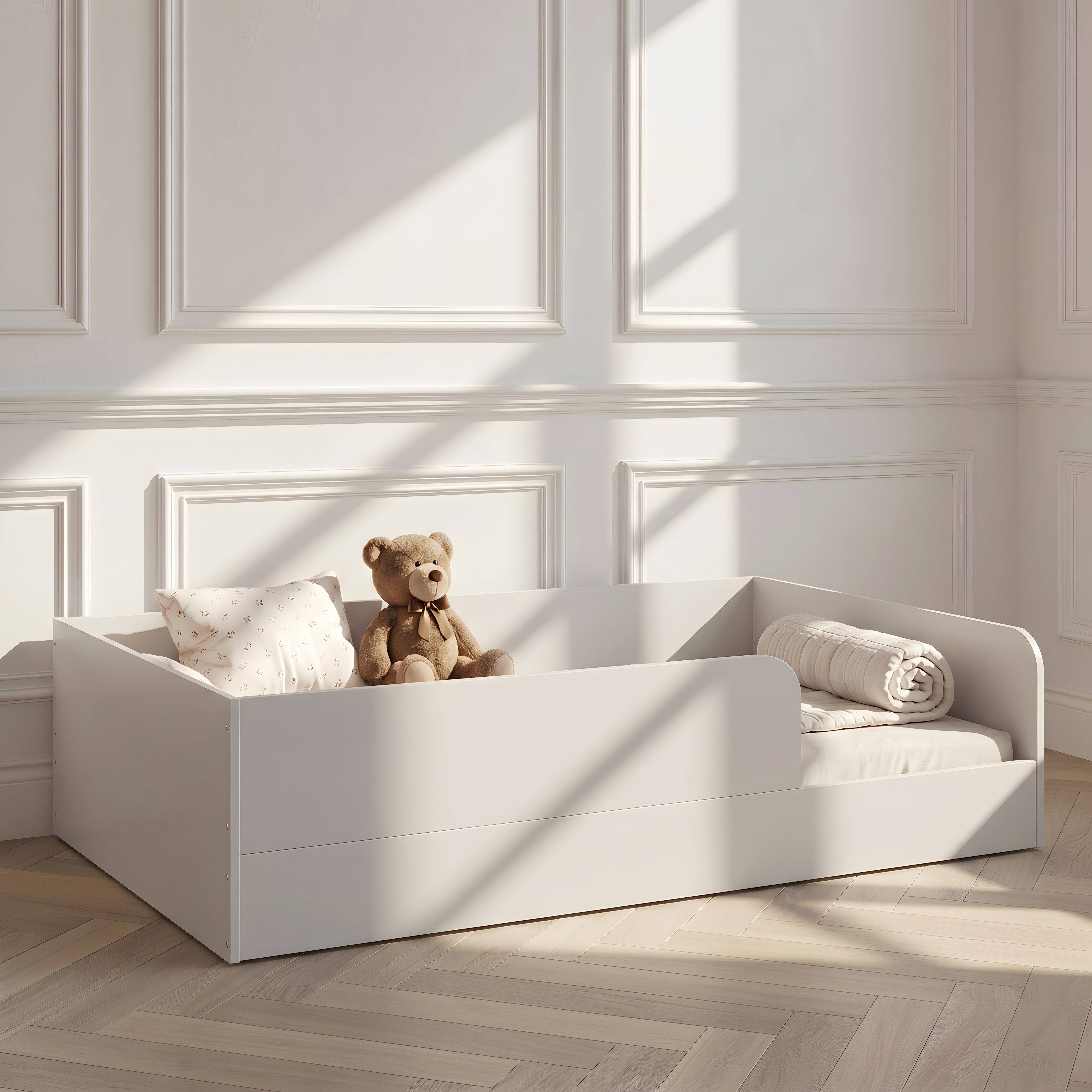 arthur berndt Kinderbett Essentials Bodenbett, 120x200cm für eine perfekte Einschlafbegleitung