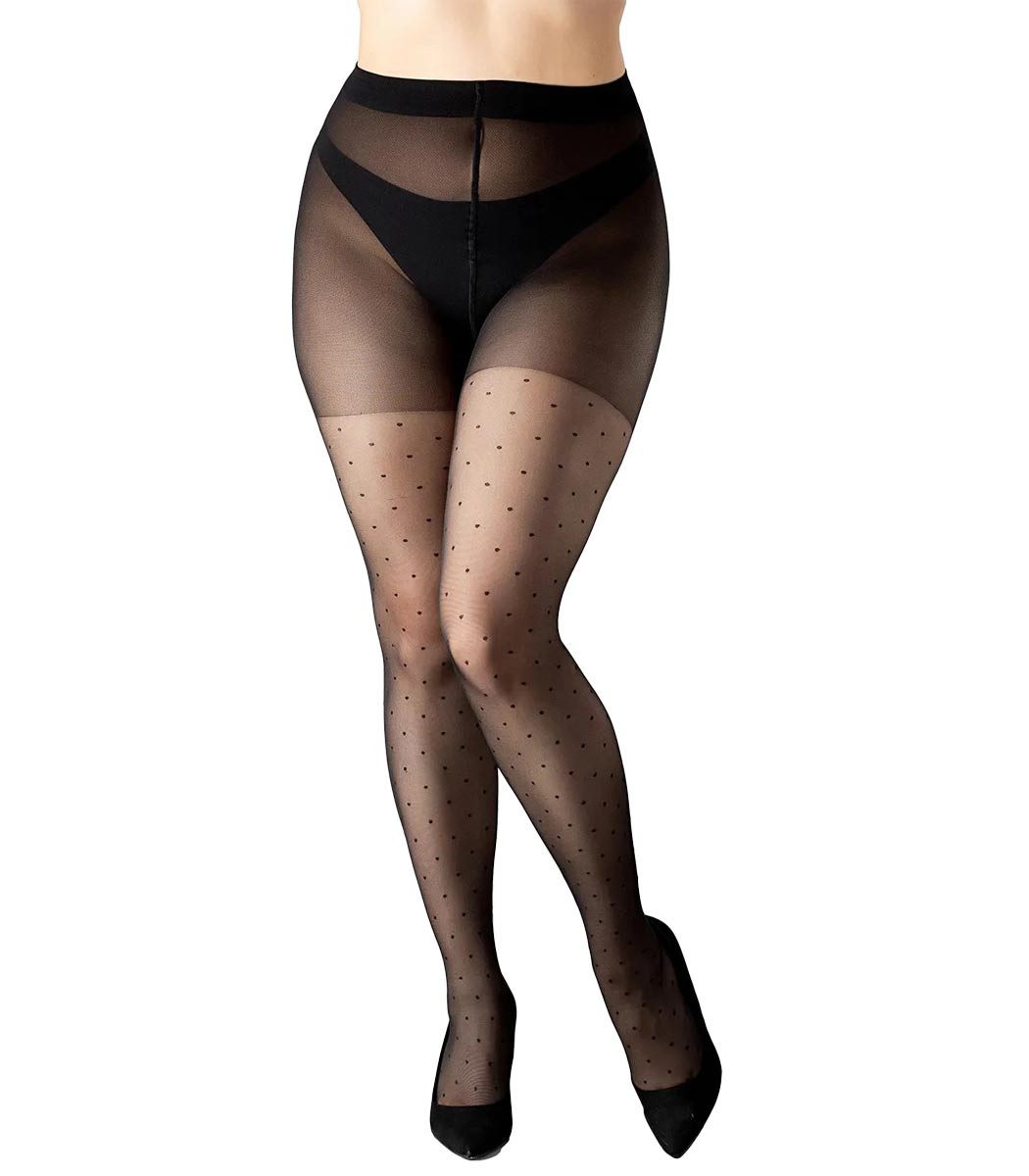 GIULIA Feinstrumpfhose Damen AMALIA - POSITIVE 20 DEN 20 DEN (1 St. 1-er Pack) transparent, schimmernd
