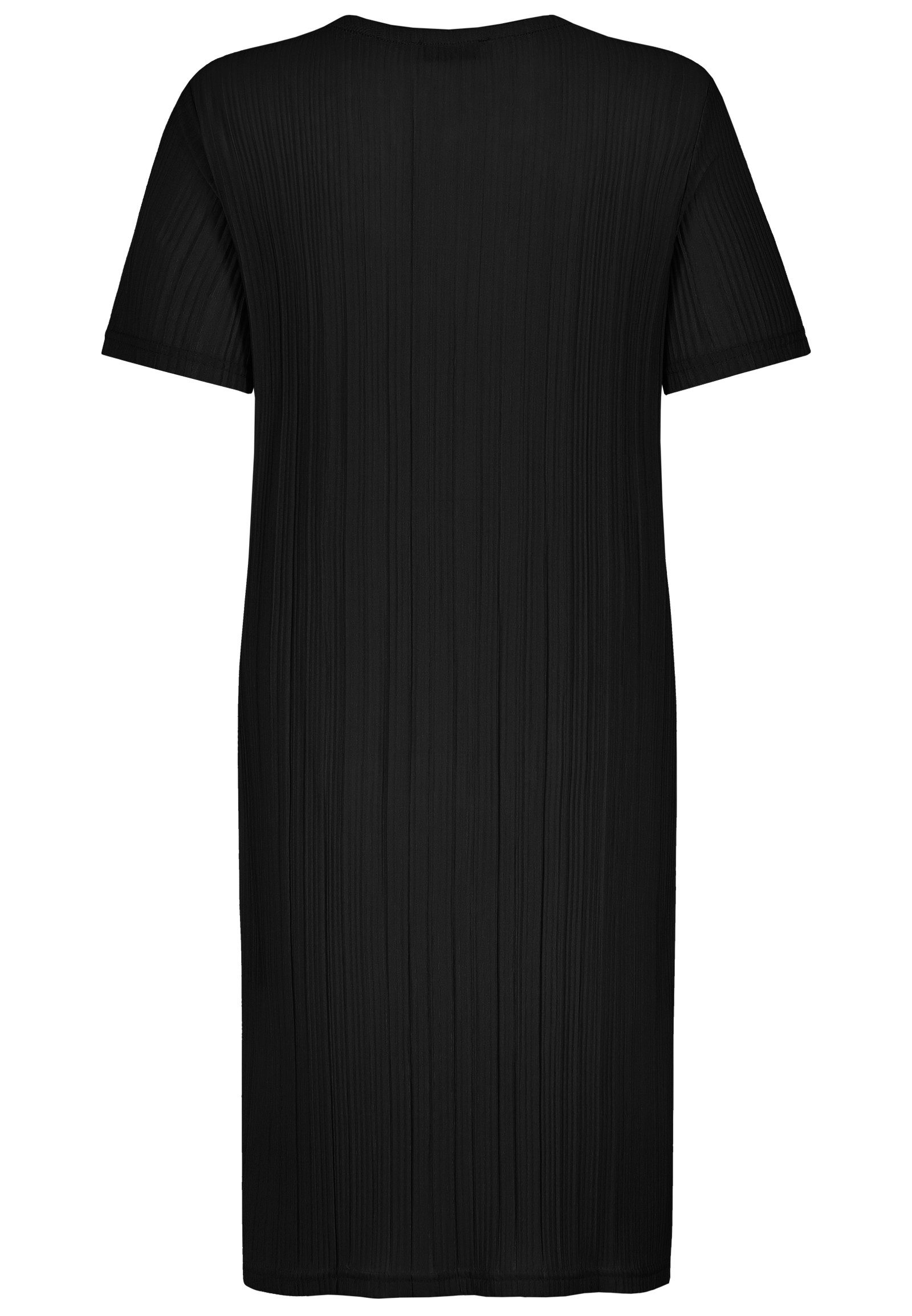 SUBLEVEL Shirtkleid Modernes Outfit mit Rundhalsausschnitt und Kurzarm (knielang) Ripped_Dress