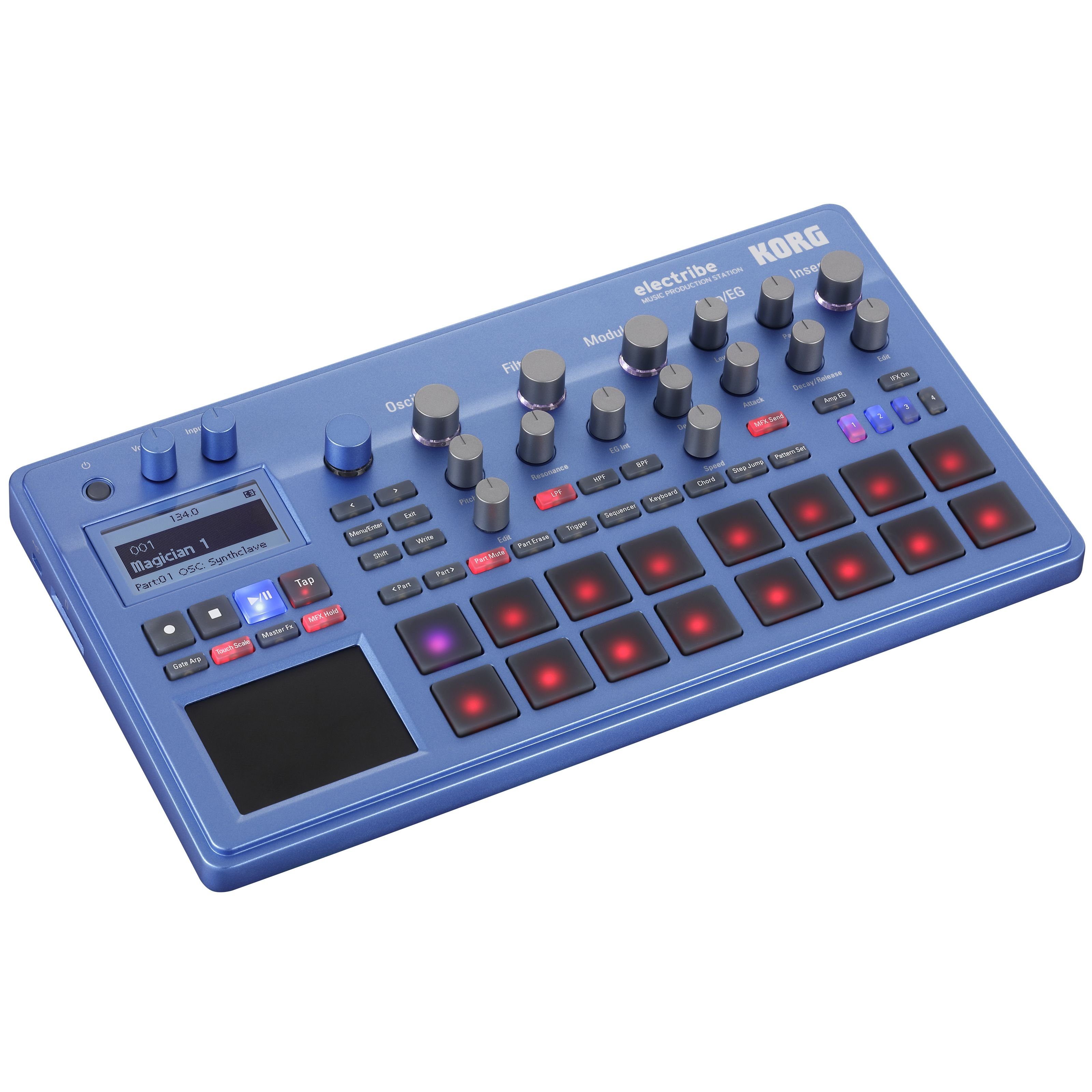 Korg Synthesizer (Groove-Tools, Grooveboxen), Electribe Blue - Drum Machine