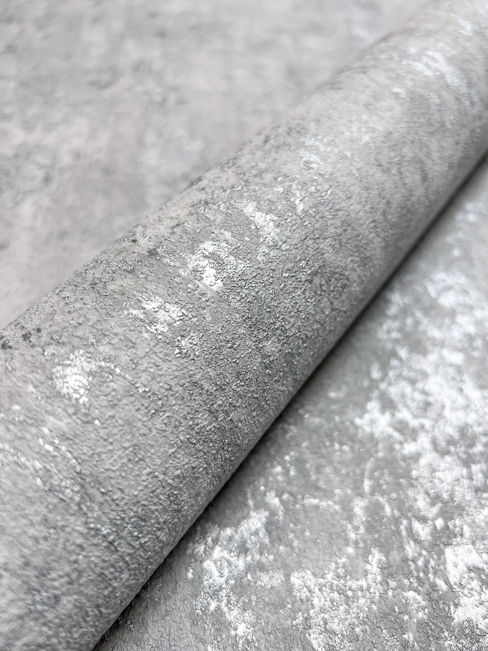 Newroom Vliestapete, Silber Tapete Industrial Beton günstig online kaufen