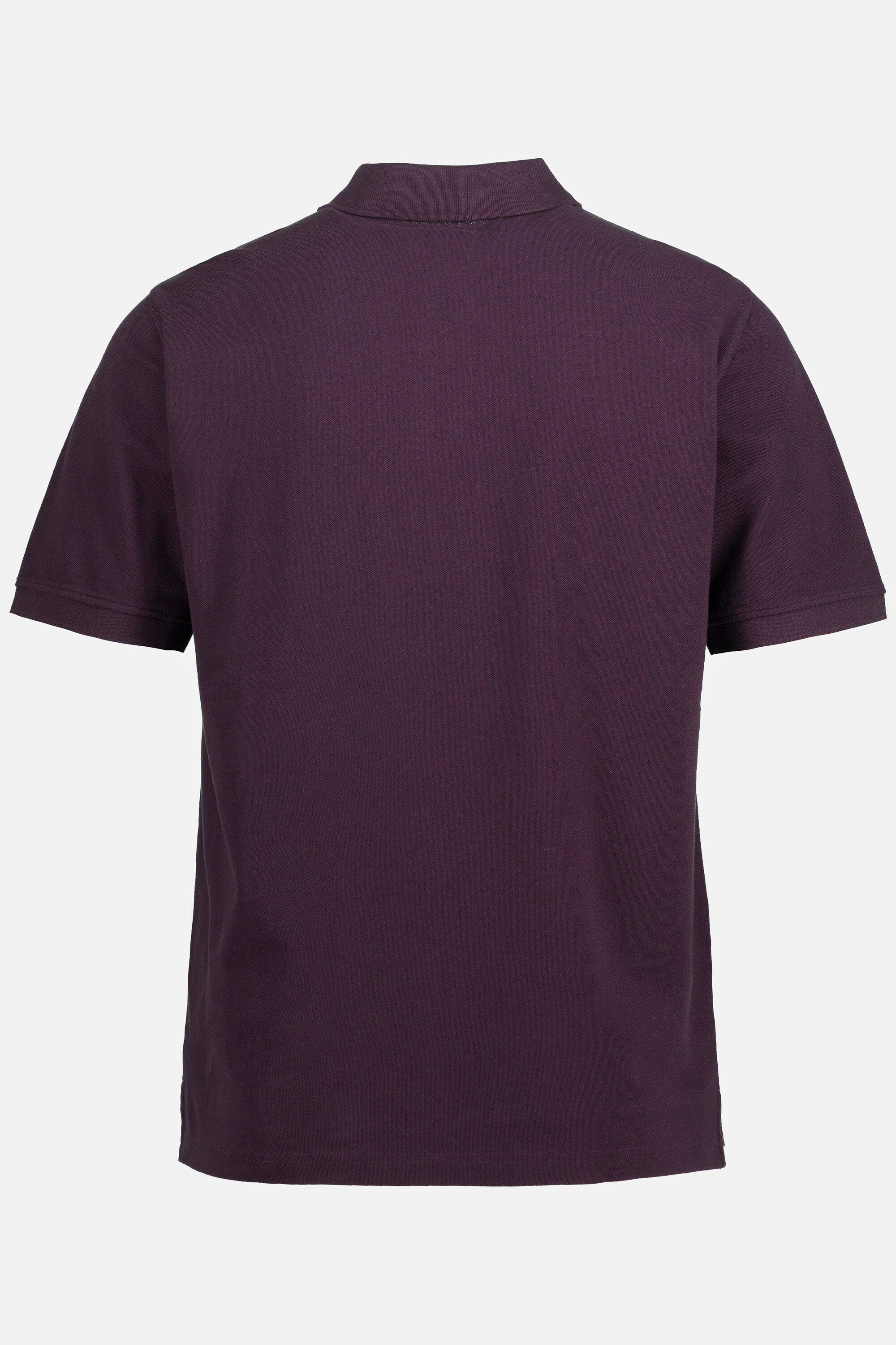 JP1880 Poloshirt Poloshirt Basic Halbarm violett 10XL dunkel Piqué bis