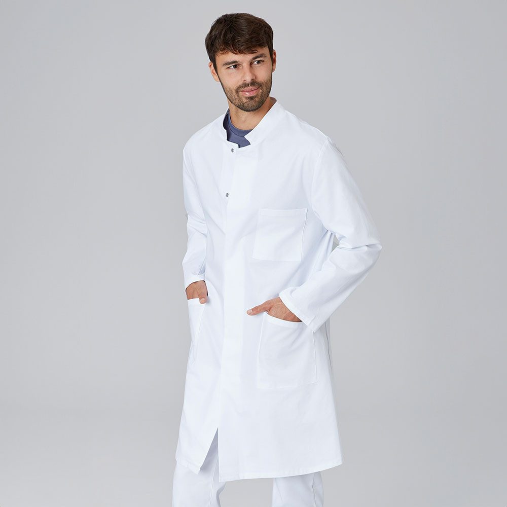 Exner Fashion GmbH Arztkittel Laborkittel Labormantel Herrenkittel Stehkragen