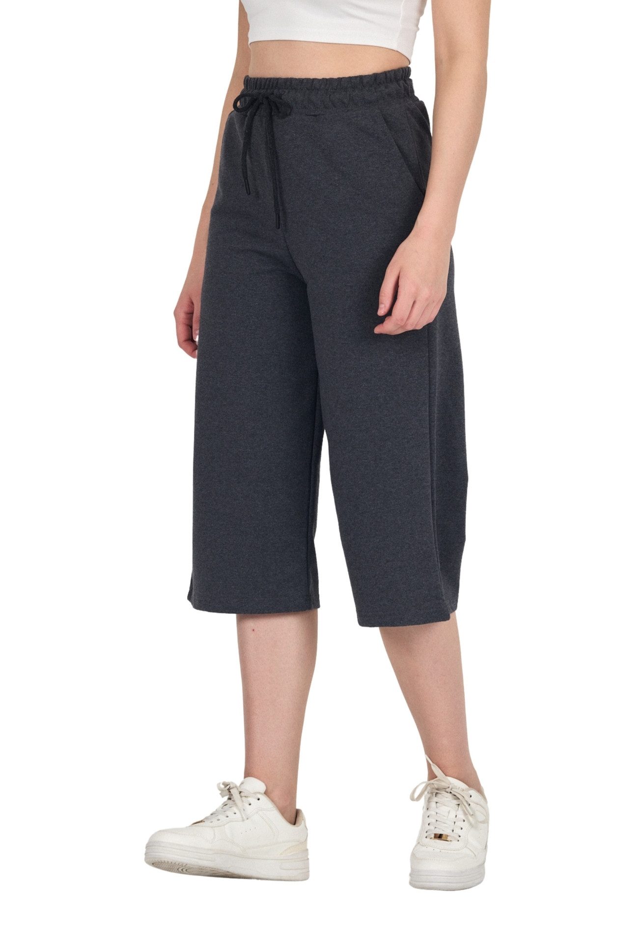 COMEOR 3/4-Hose COMEOR Damen Capri Sweatpants günstig online kaufen