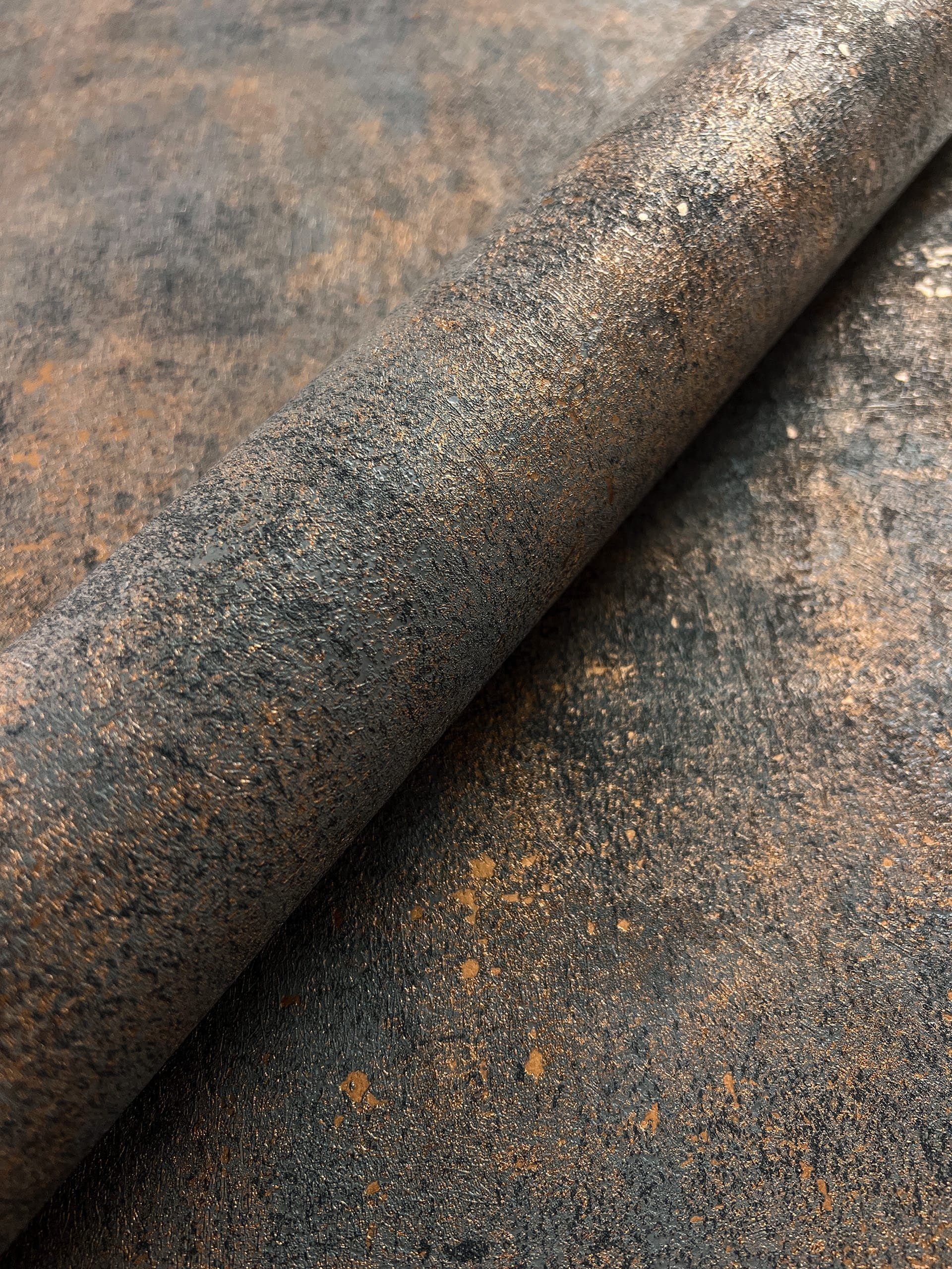 Newroom Vliestapete, Schwarz Tapete Modern Beton - Betonwand Glanzoptik Kup günstig online kaufen