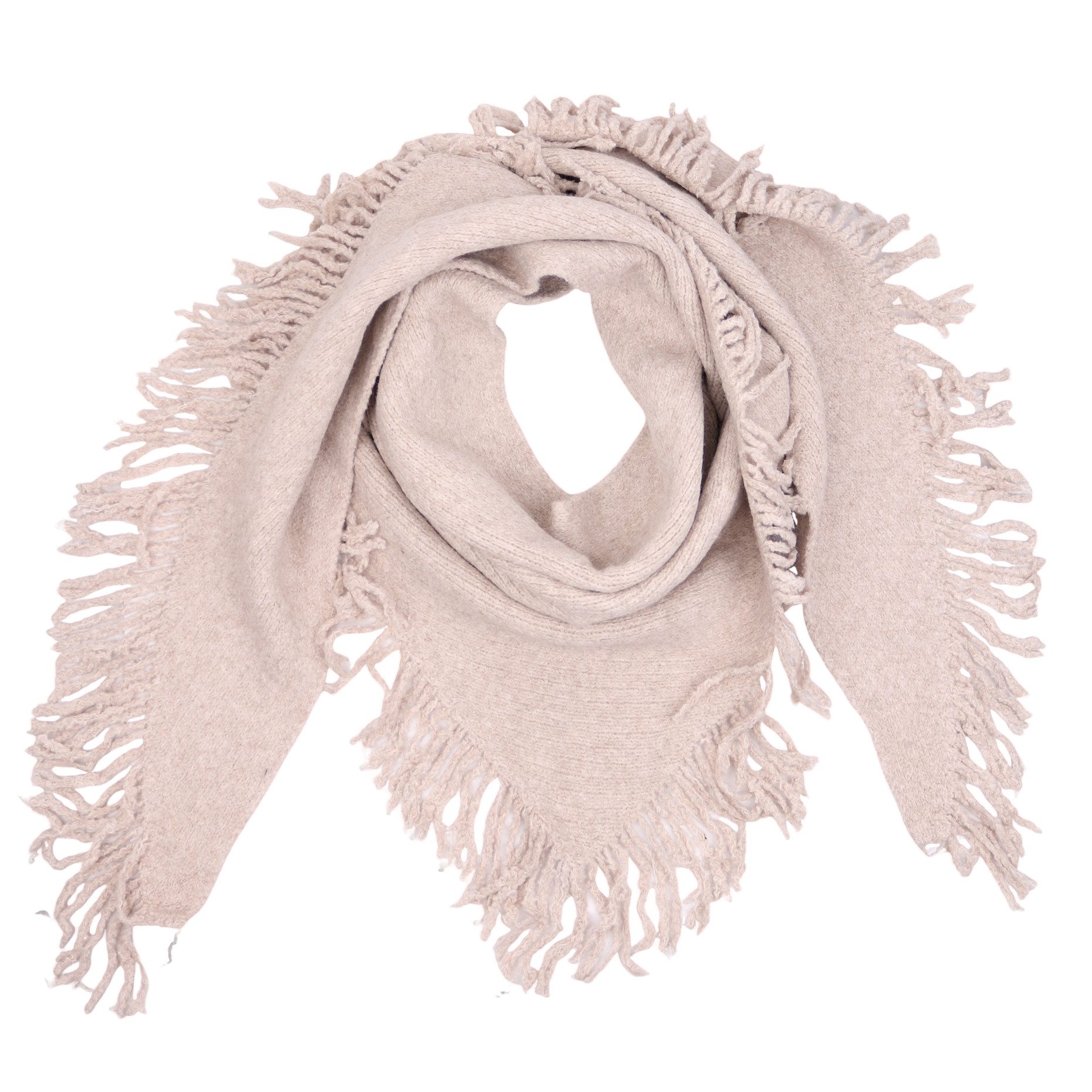 MIRROSI Strickponcho Damen Poncho Cape Dreieckstuch günstig online kaufen