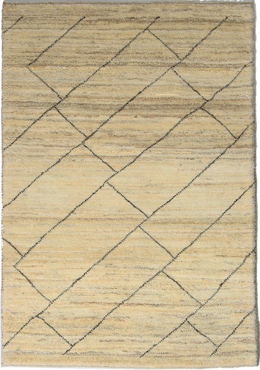 Orientteppich Perser Gabbeh 97x139 Handgeknüpfter Moderner Orientteppich, Nain Trading, rechteckig, Höhe: 18 mm