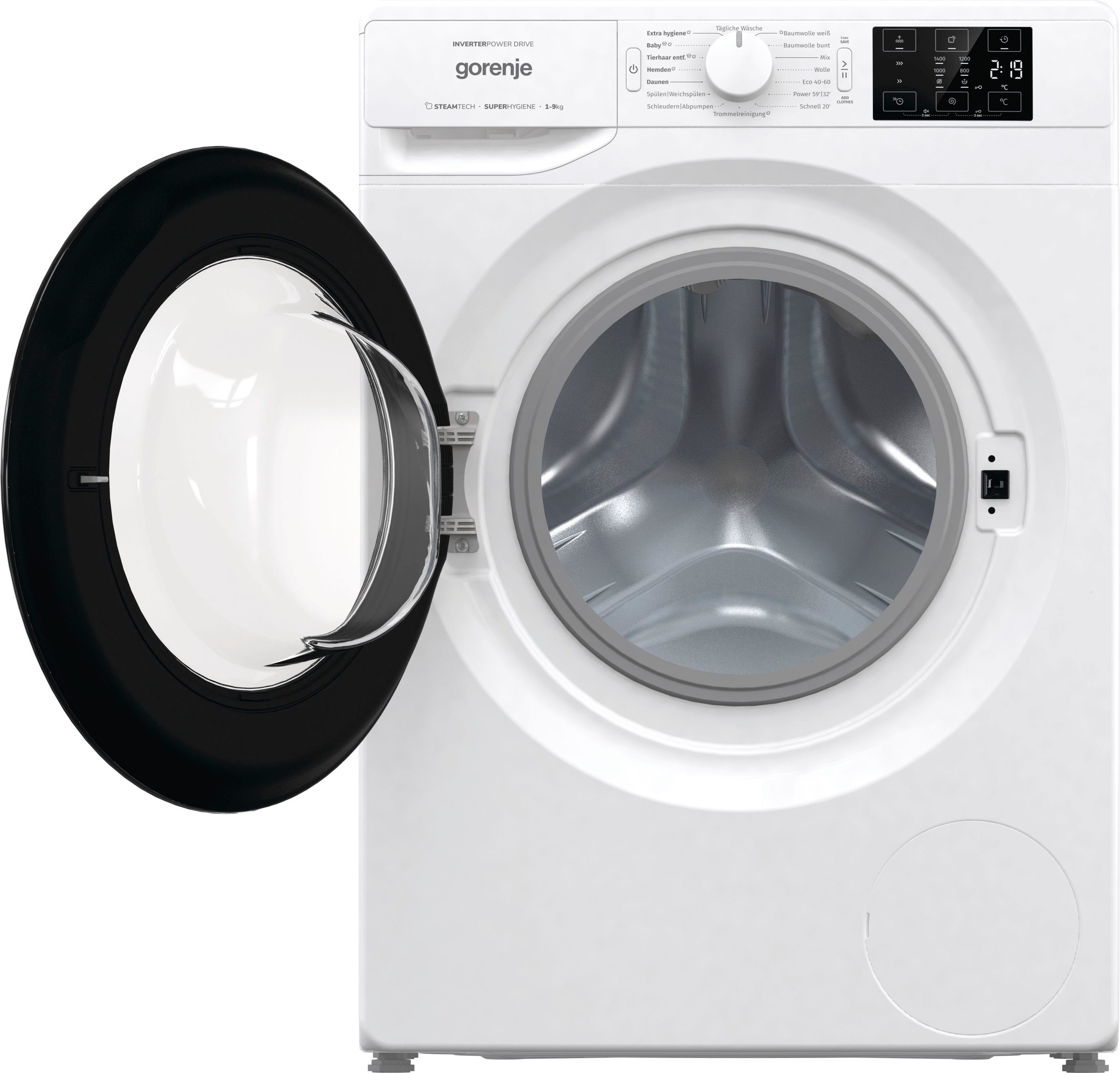 GORENJE Waschmaschine U/min Wave kg, 1400 9 NEI94APS