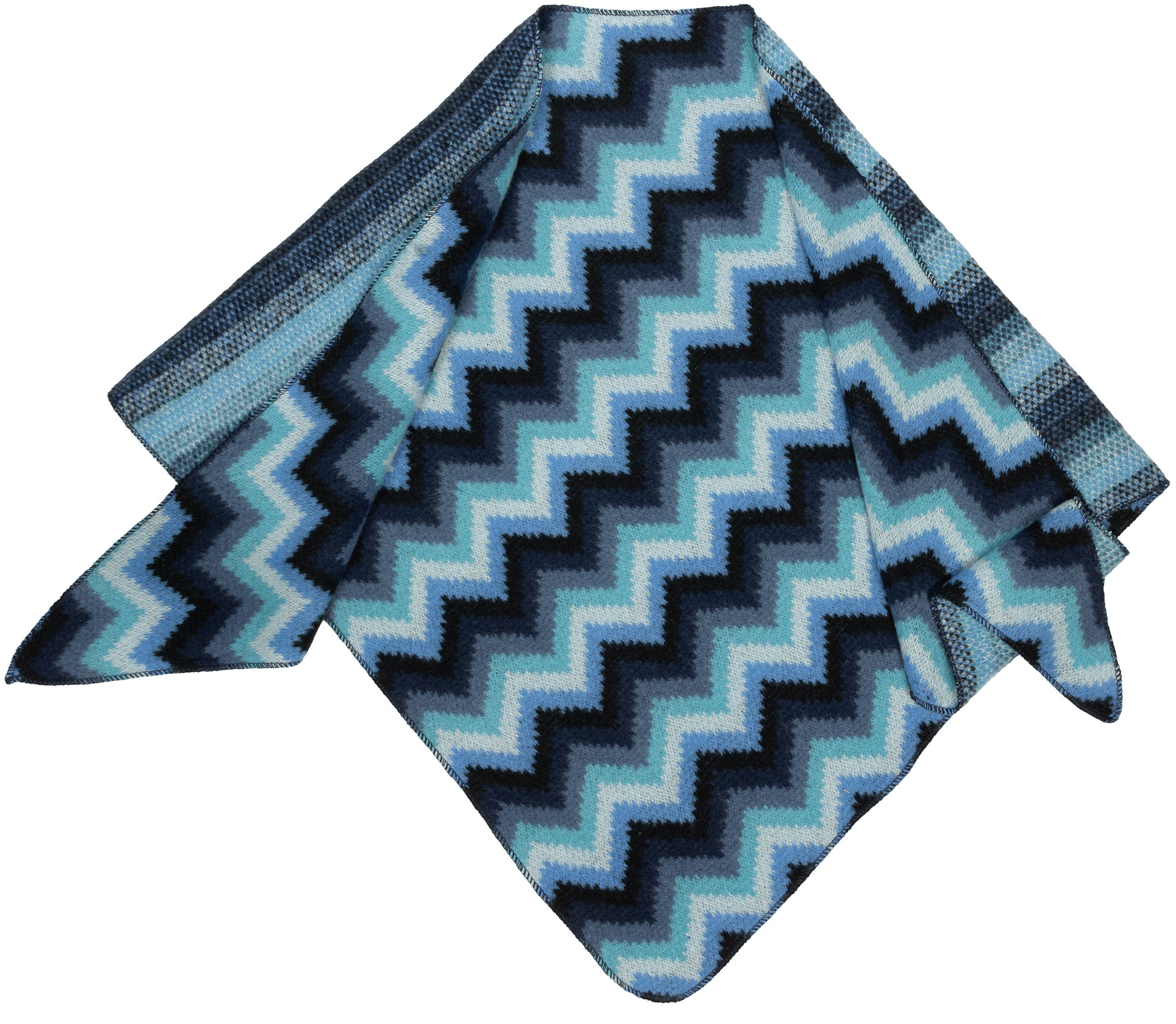 Caspar Modeschal SC527 XL warmes Dreickstuch mit Zick-Zack Muster günstig online kaufen