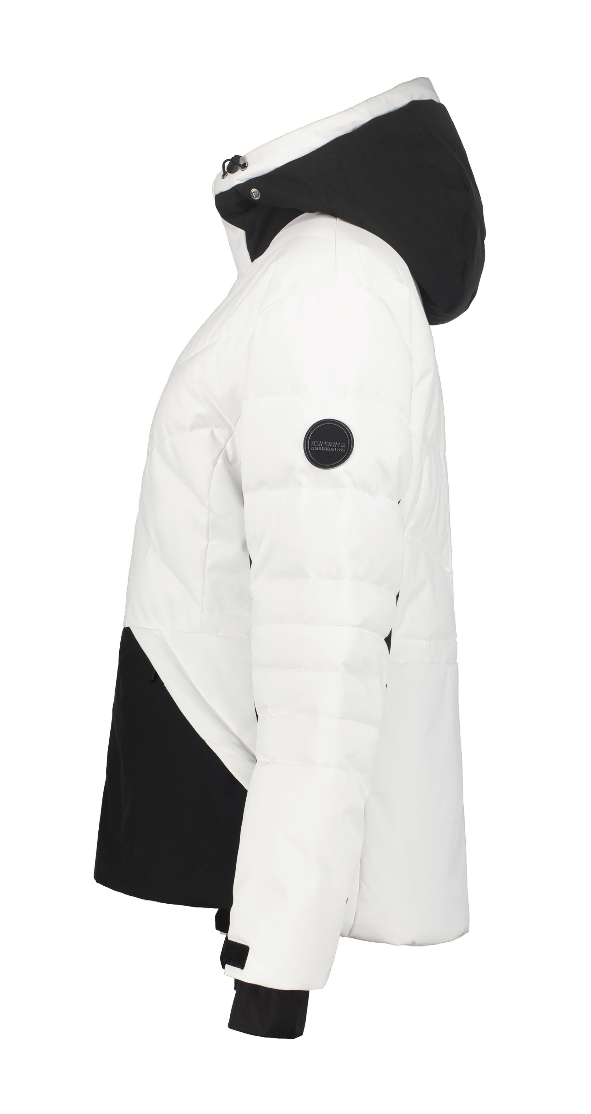 Icepeak Skijacke ICEPEAK EVELETH mit regulierbarer Kapuze und Stehkragen, verstellbare Ärmelbündchen