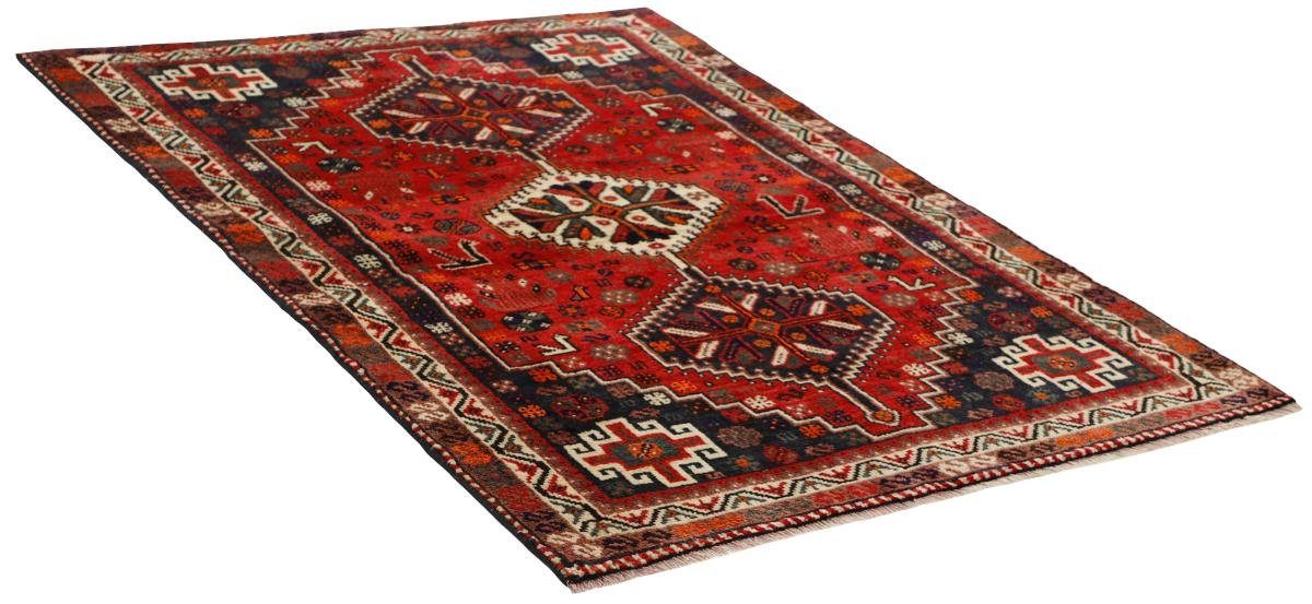 10 rechteckig, Perserteppich, Trading, Höhe: 117x159 mm Handgeknüpfter Nain Orientteppich Orientteppich Shiraz /