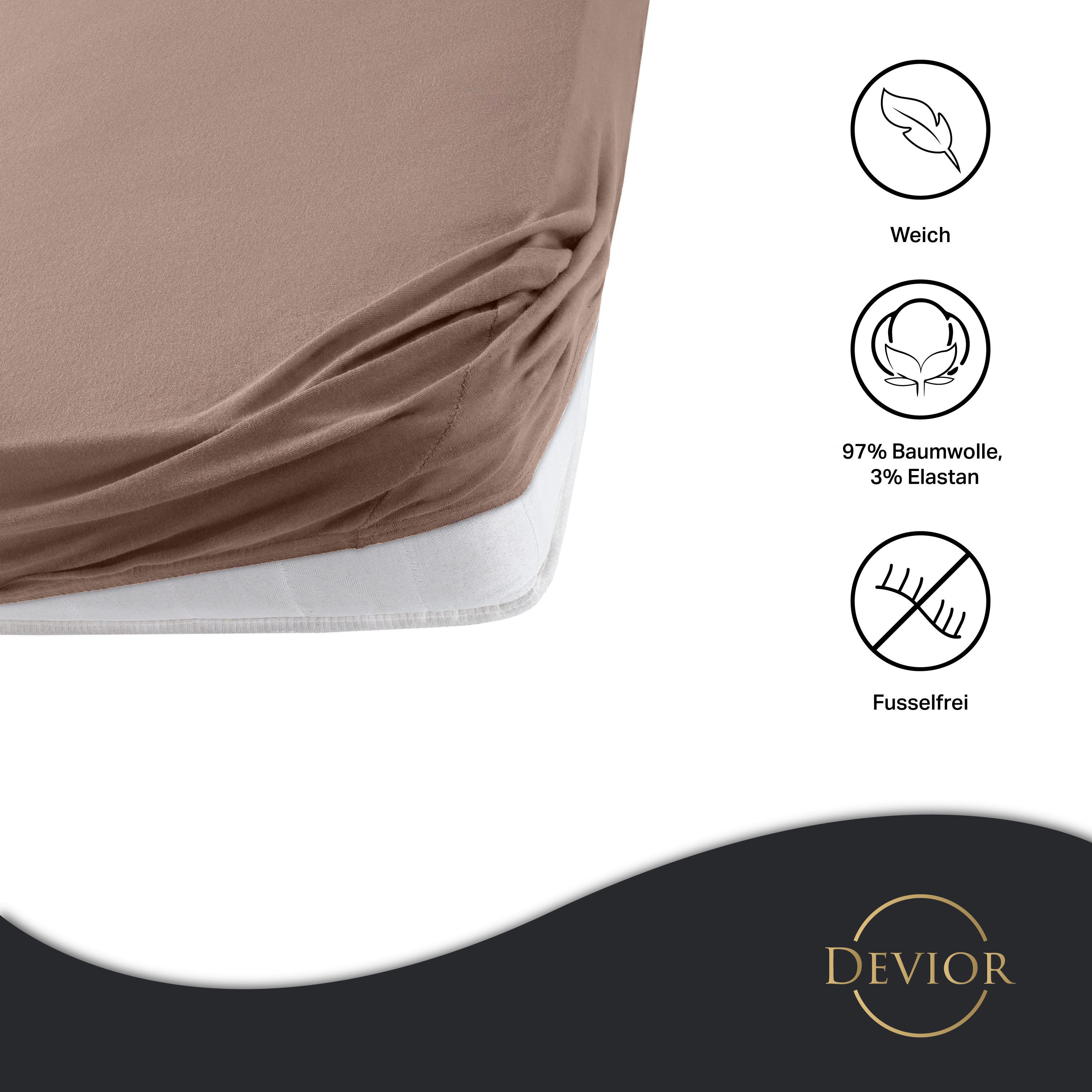 Devior Spannbettlaken Premium Spannbetttuch Bettlaken Betttücher günstig online kaufen