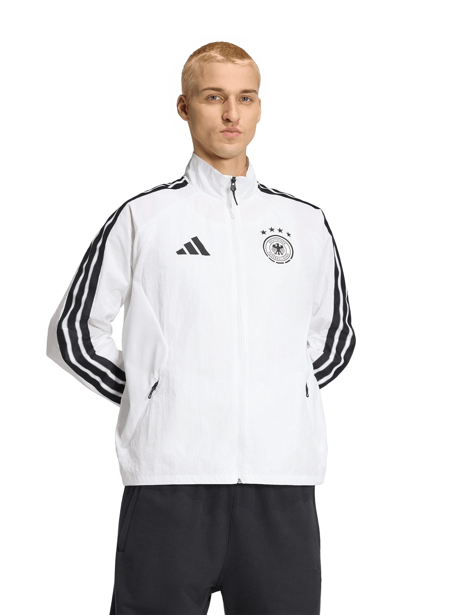 adidas Performance Trainingsjacke FC Bayern München, Anthem Jacket DFB Home, Herren, Weiß