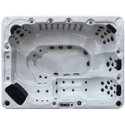 Canadian Spa GmbH Whirlpool Grand Bend UV, 300 cm x 228 cm, für 8 Personen, Inkl. UV & Ozon, Audio & RGB LED