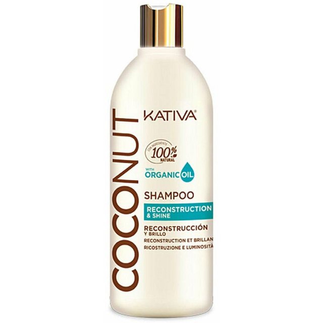 Kativa Haarshampoo Kativa Coconut Shampoo Reconstruction & Shine 500 ml