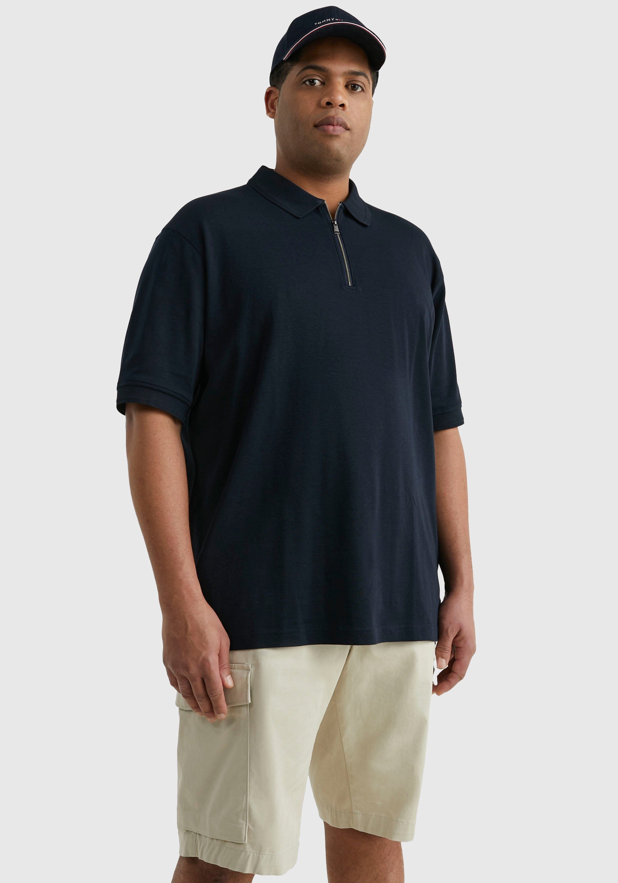 SLIM BT-DC Tall & POLO-B INTERLOCK Tommy Hilfiger Big Poloshirt ZIP