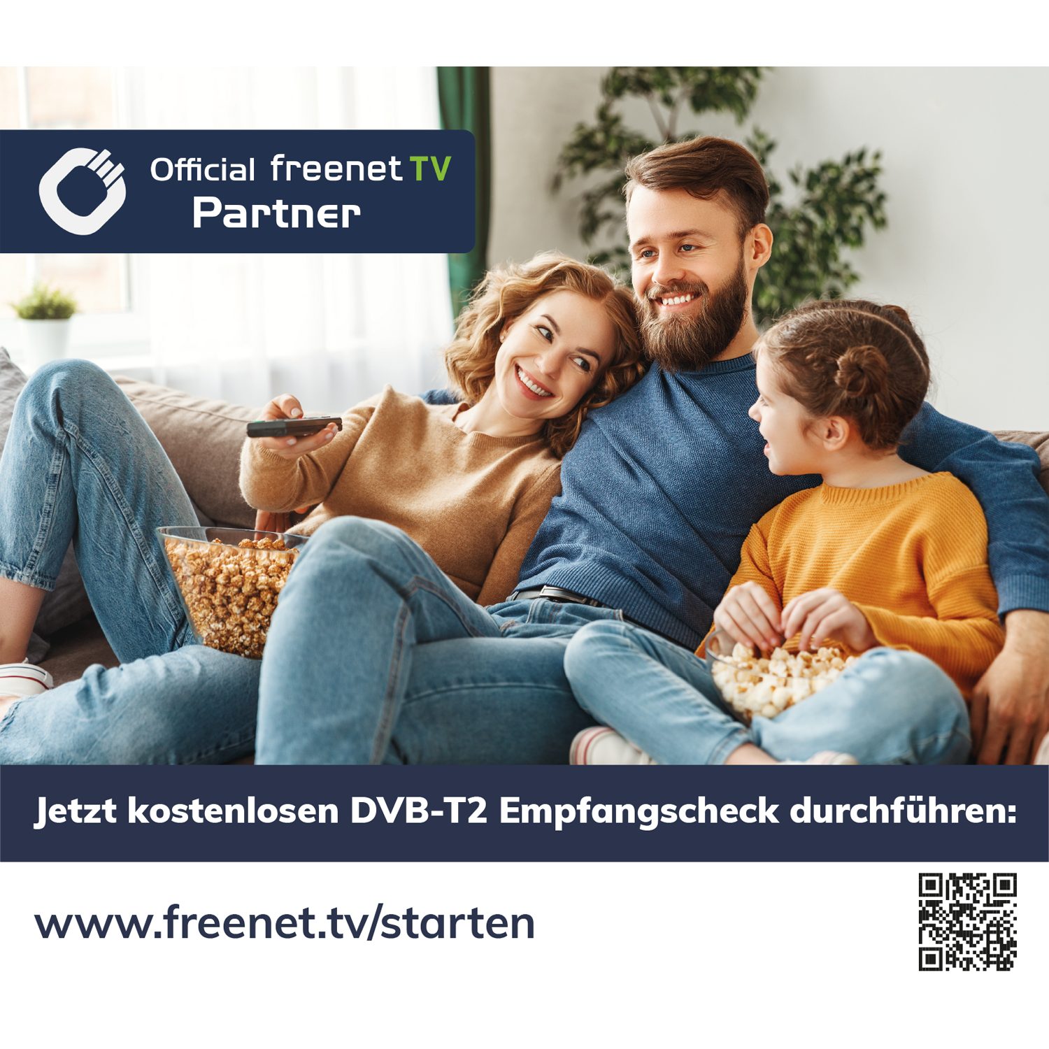 OEHLBACH Flat Style One Zimmerantenne für DVB-T2 Innenantenne (DVB-T2), Perfekter Empfang, Flexibel