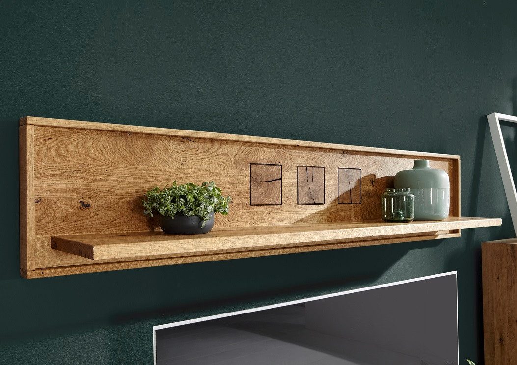 Main Möbel Wandregal Wandregal Wandboard 178cm Wildeiche geölt Danzig