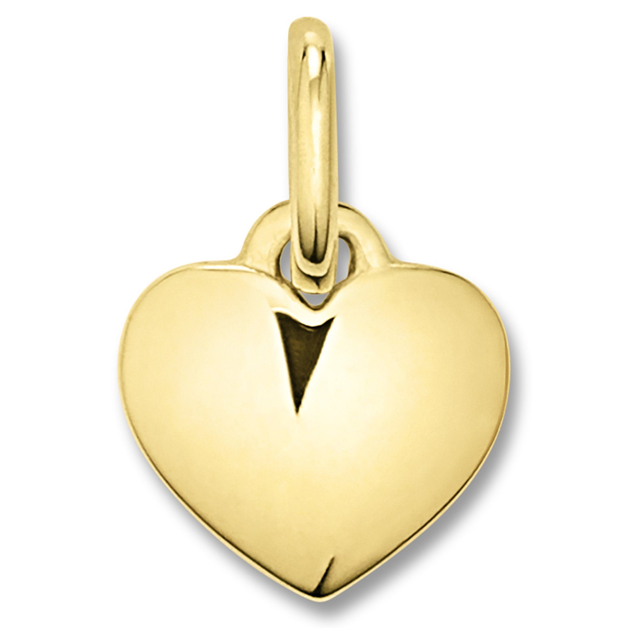 ONE ELEMENT Herzkette Halskette - Herzkette mit Herz Anhänger aus 333 Gelbgold, Liebevoll gearbeitet – ein schönes Geschenk für besondere Momente