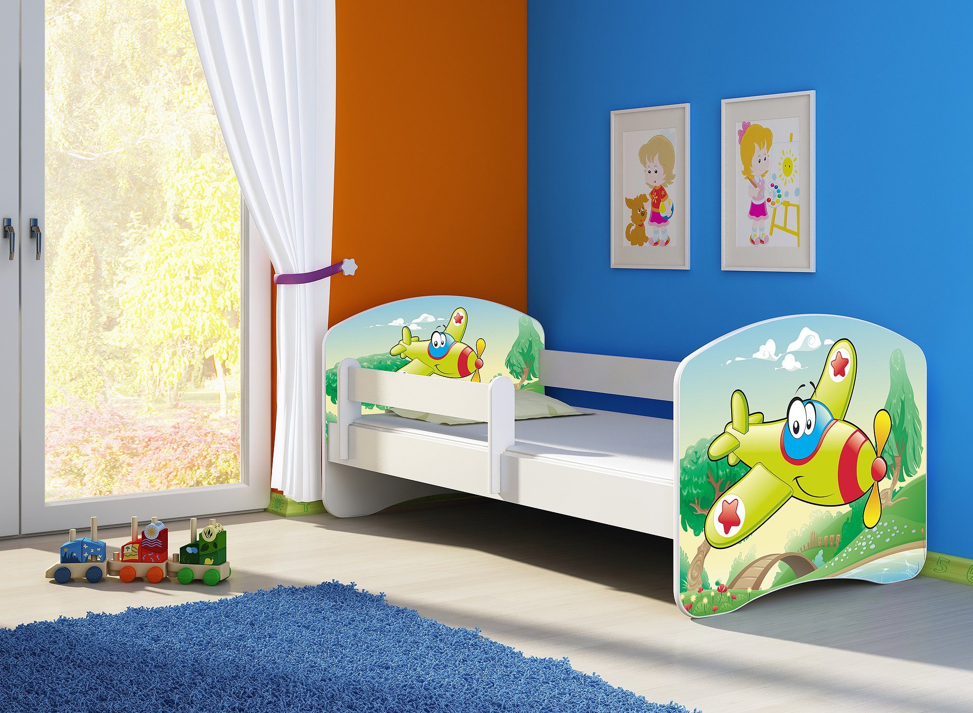 Clamaro Kinderbett (Kinderbett, Babybett 70x140, 80x160, günstig online kaufen