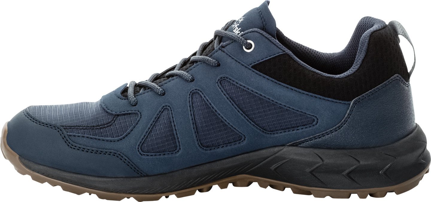 Jack Wolfskin WOODLAND 2 TEXAPORE LOW M Wanderschuh wasserdicht, Trekkingschuh