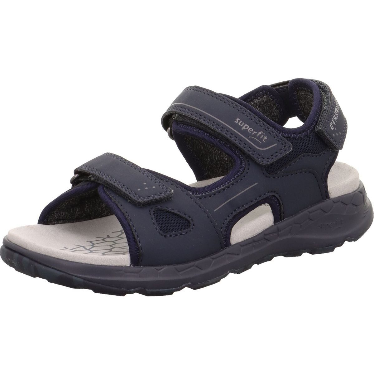 Superfit Criss Cross Outdoorsandale Sportliche, wasserabweisende Sandale mit Klettverschluss und