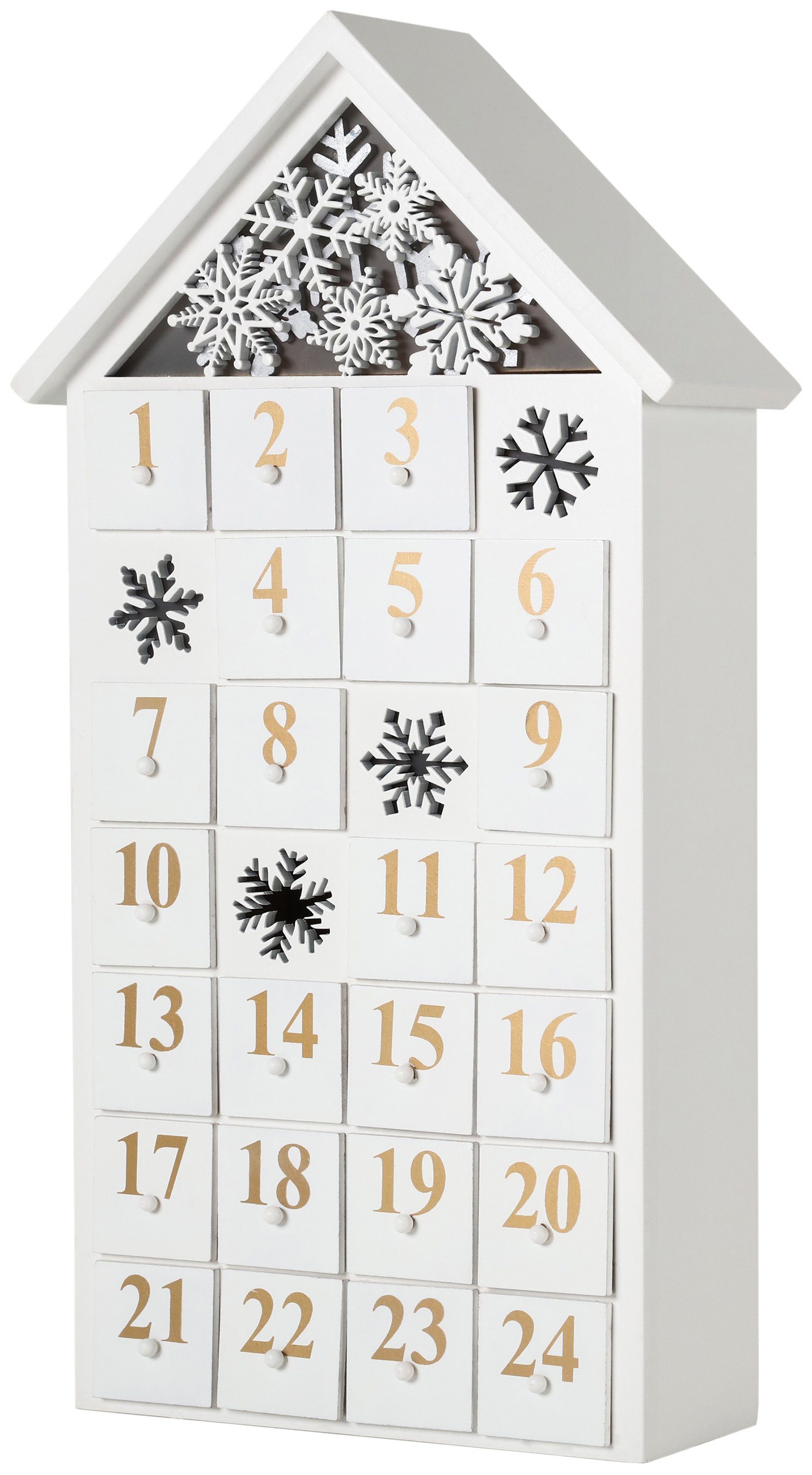 befüllbarer Adventskalender Weihnachtskalender zum Befüllen mit LED-Beleuchtung - Wiederverwendbar